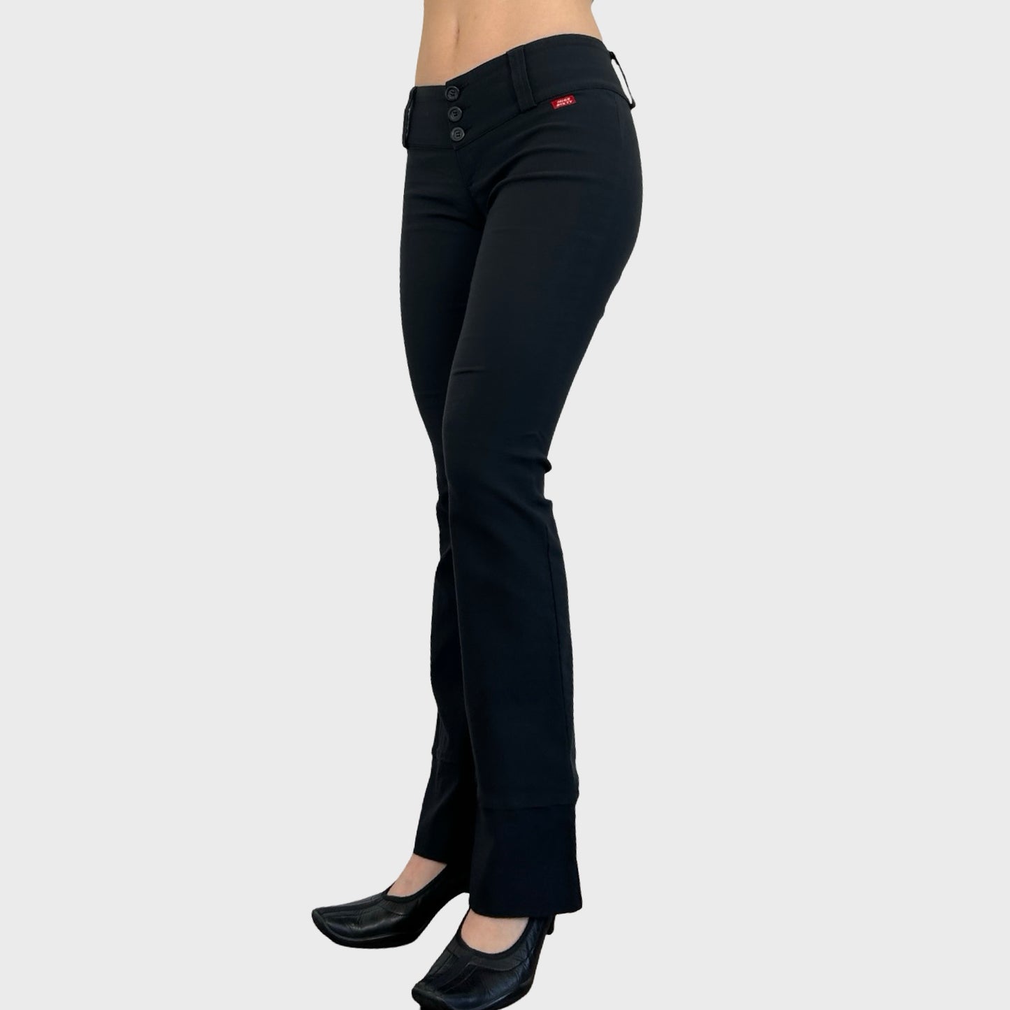 Miss Sixty 90s Button-Up Stretch Trousers - S