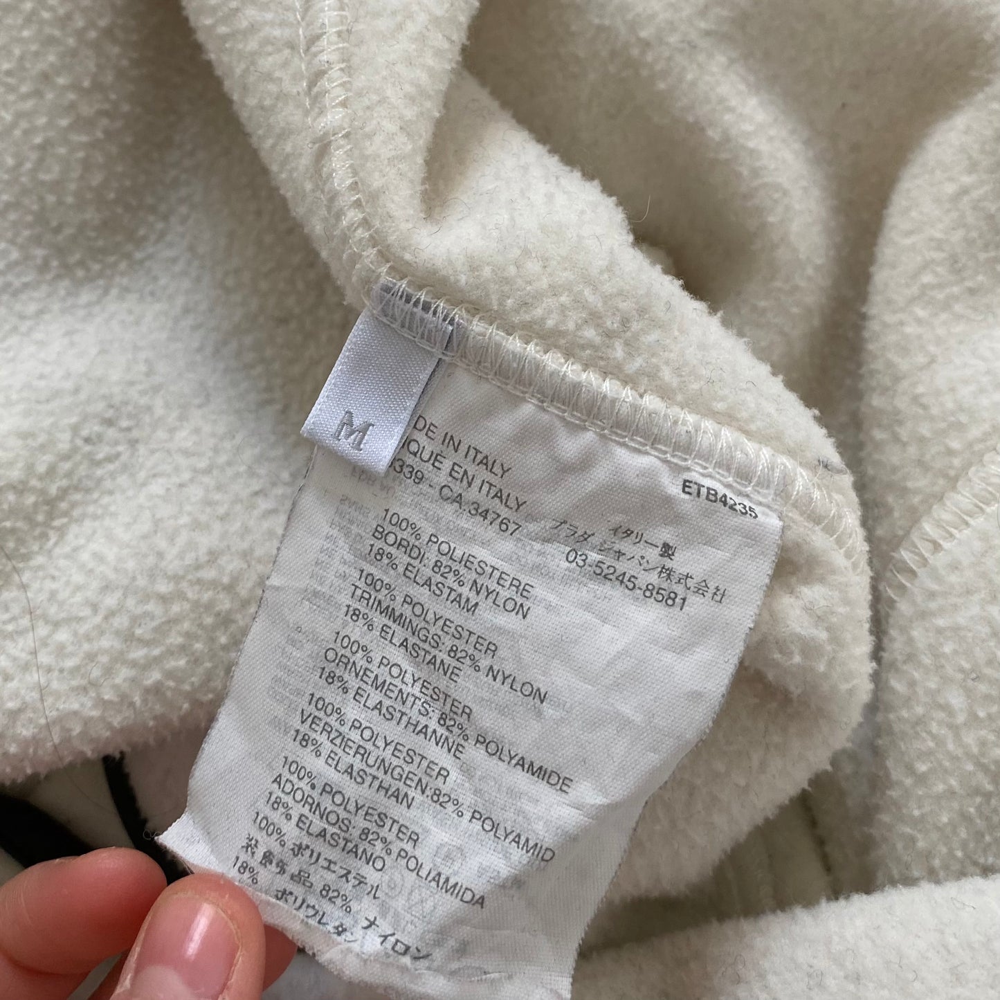 Prada A/W 1999 Balaclava hoodie/fleece
