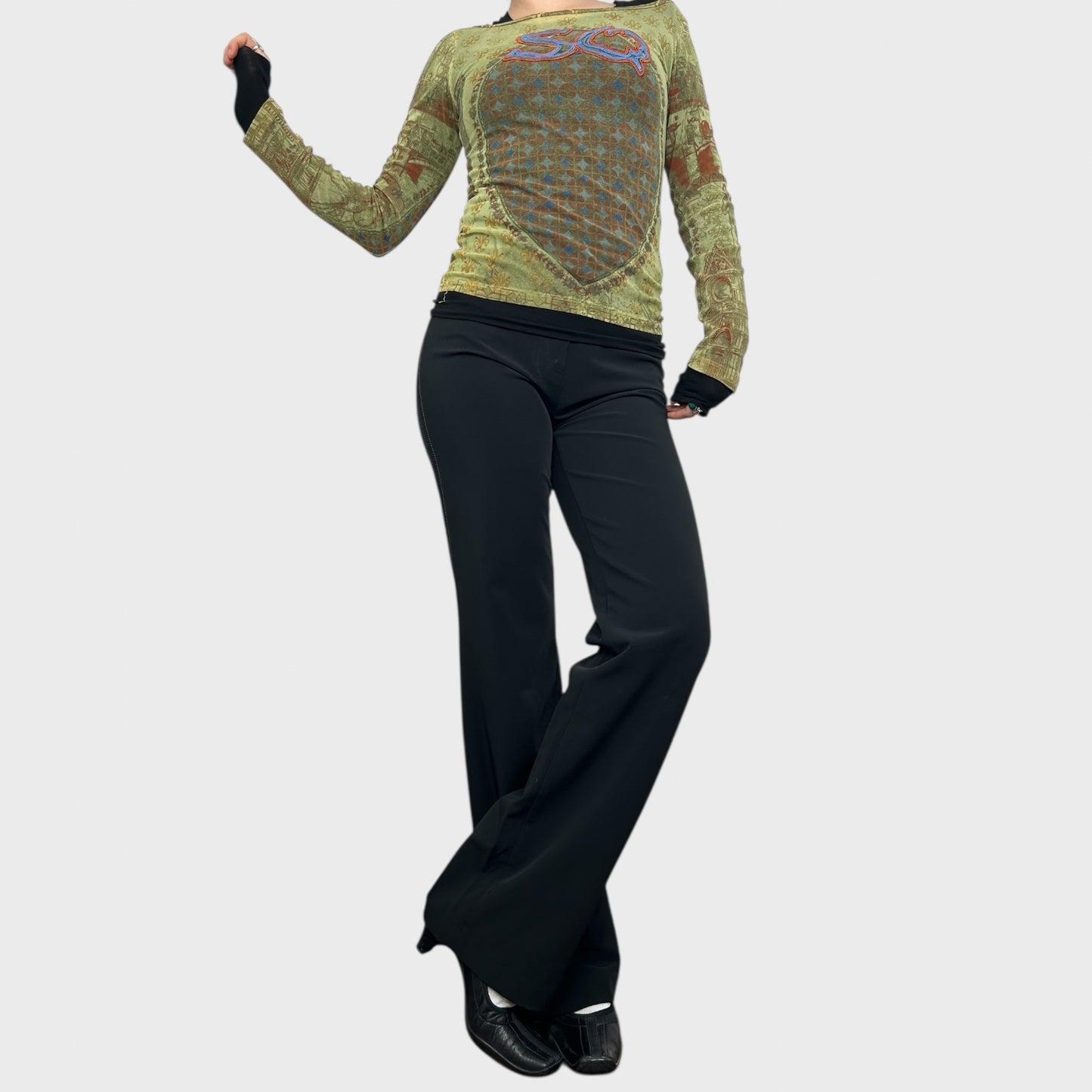 Cop Copine Black Trousers - S/M