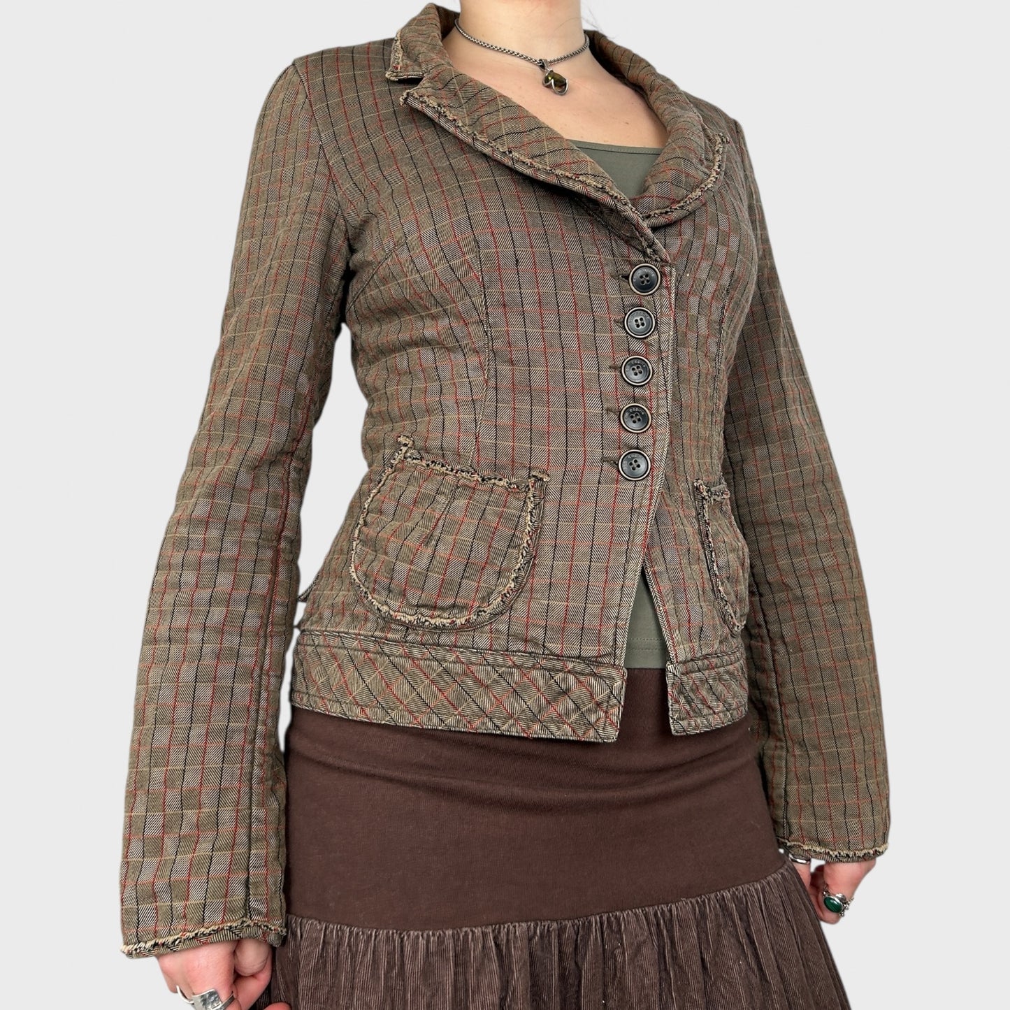 Cop Copine Checkered Jacket - S