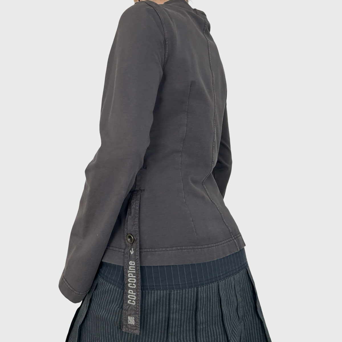 Cop Copine Asymmetric Button Jacket - M