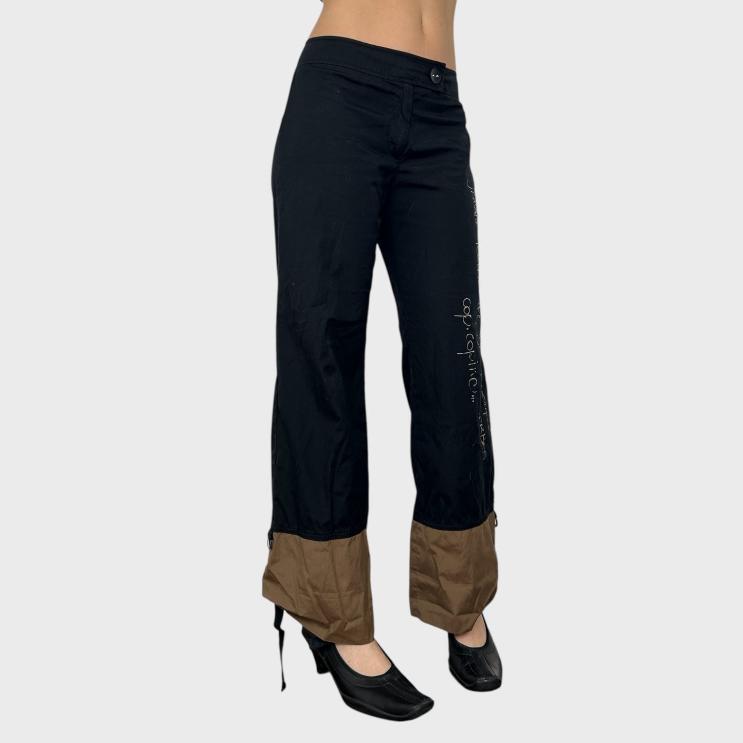 Cop Copine Graphic Print Trousers - M