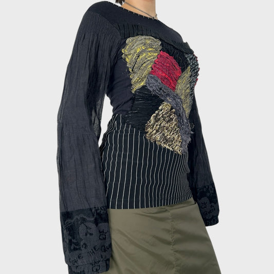 Save the Queen Graphic Long Sleeve Top - S/M