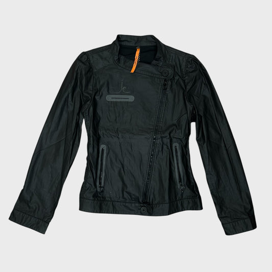 Cop Copine Black Asymmetric Zip Jacket - M/L