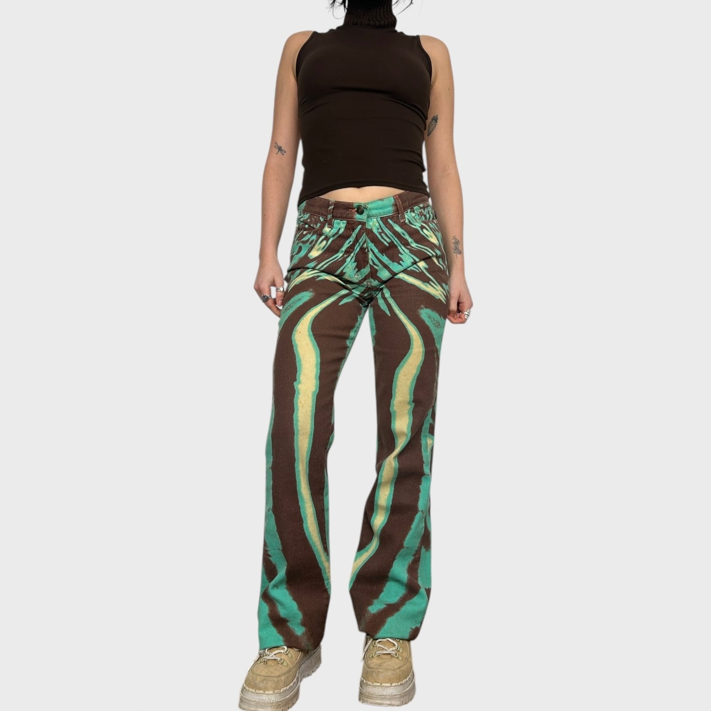 Roberto Cavalli Graphic Print Jeans - S