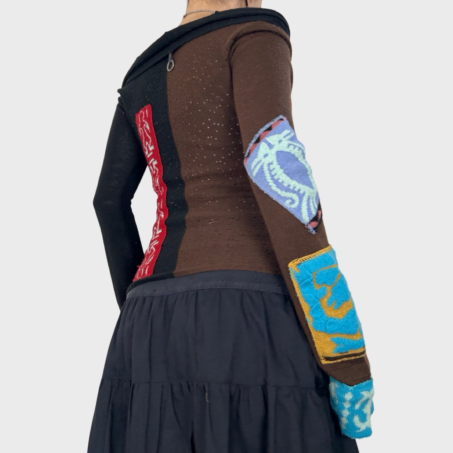 Save The Queen Graphic Print Knit Jumper - M