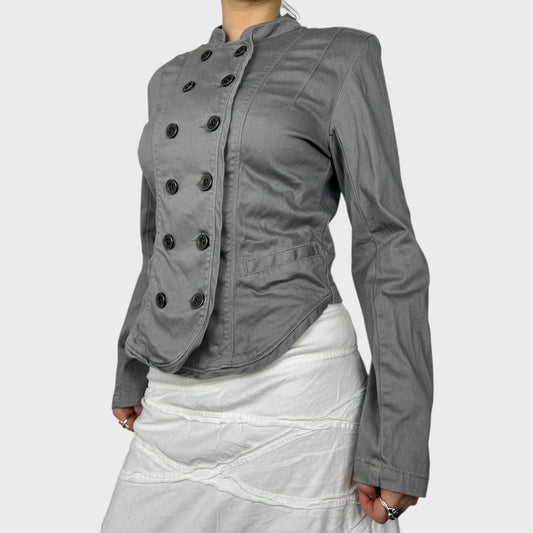 Vintage Military Style Jacket - S/M