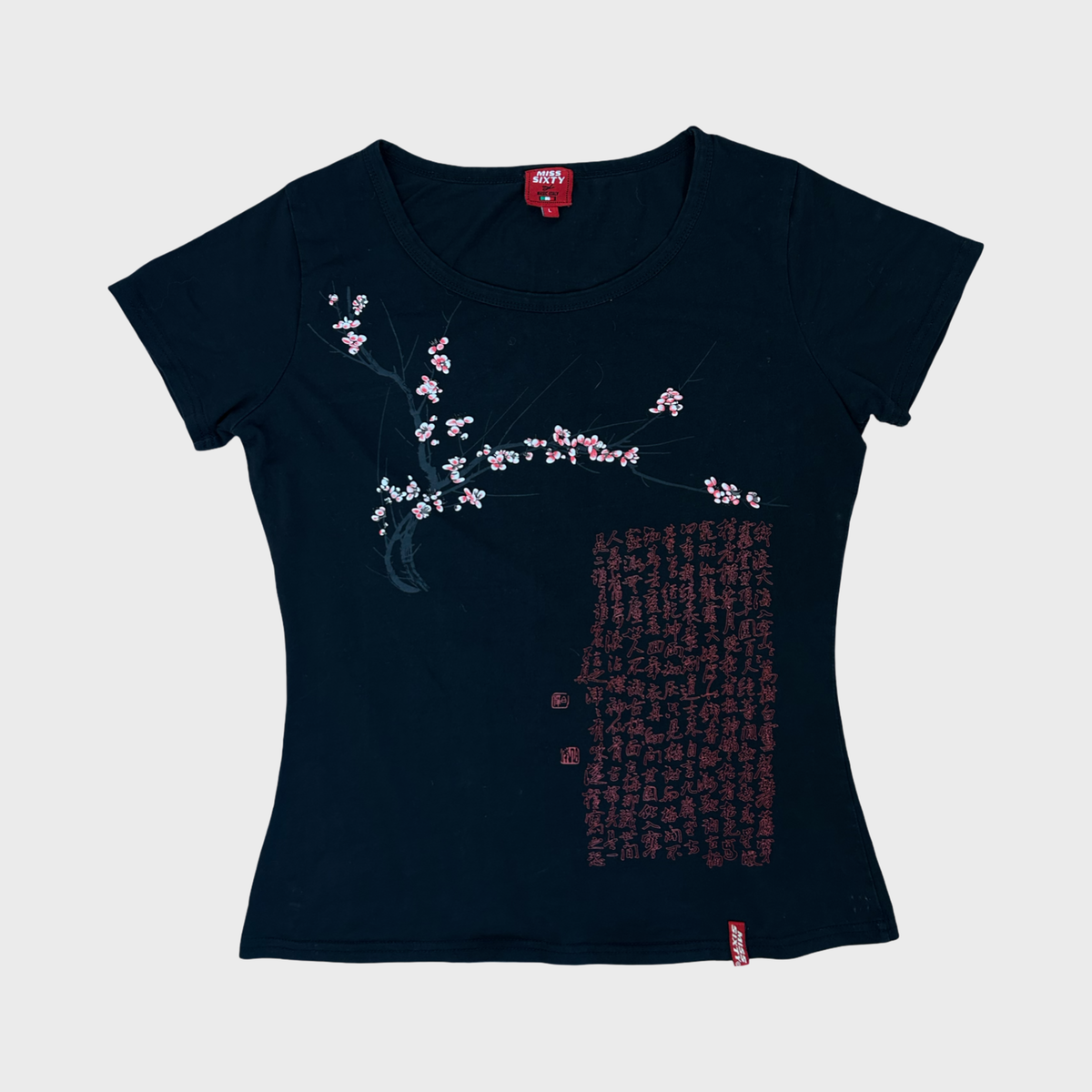 Miss Sixty Graphic Blossom Tee - S/M
