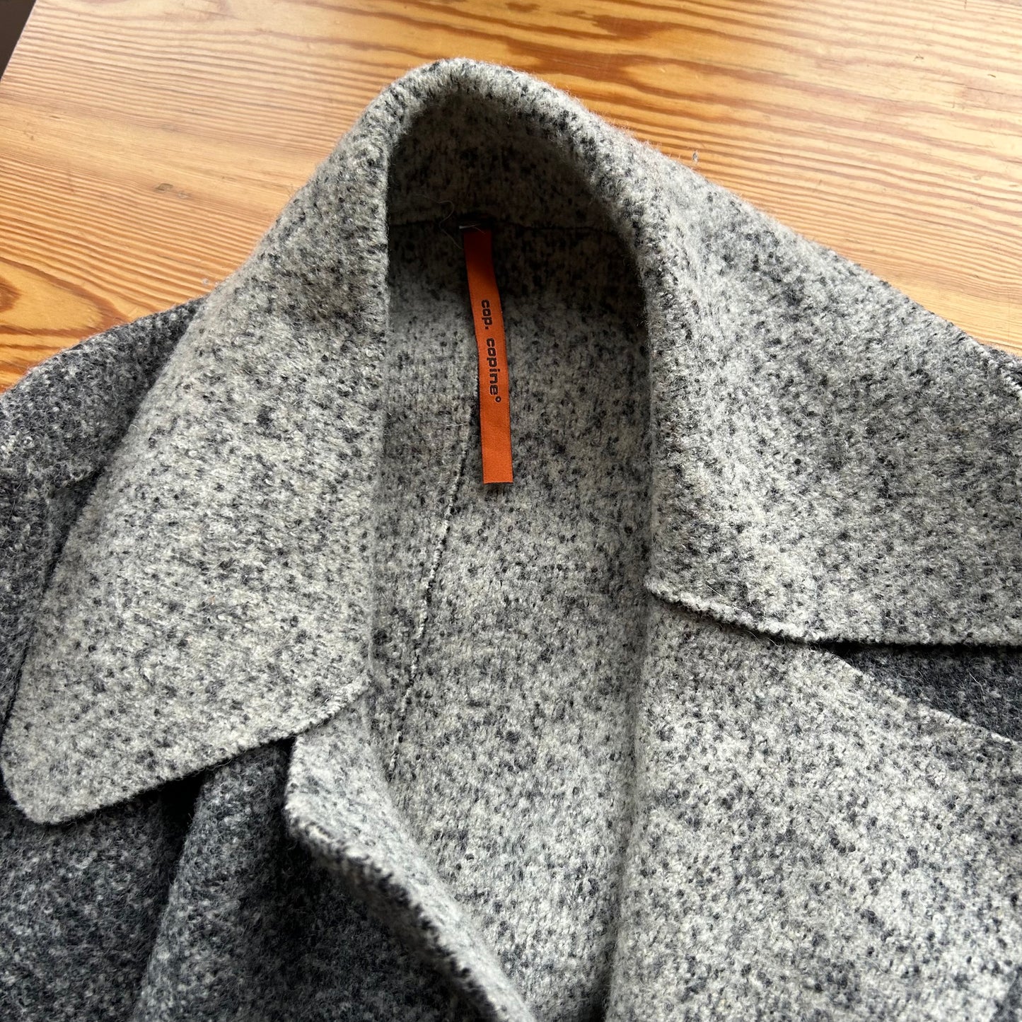 Cop Copine Floor Length Wool Coat - L