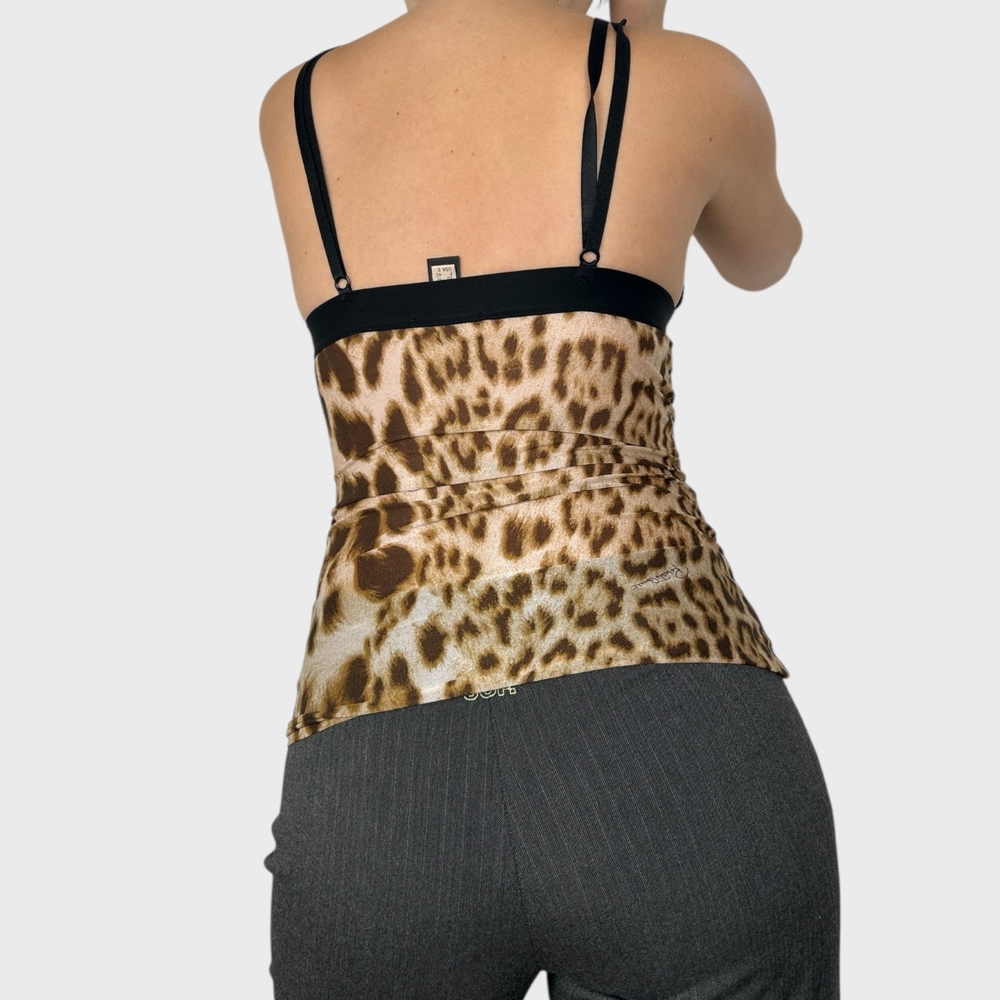 Roberto Cavalli Cheetah Print Cami - XS/S