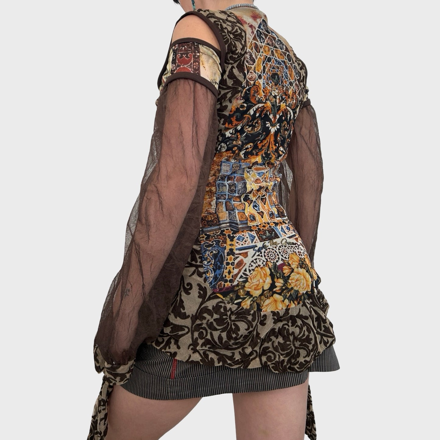 Save the Queen Fairy Mesh Long Sleeve Top - S/M