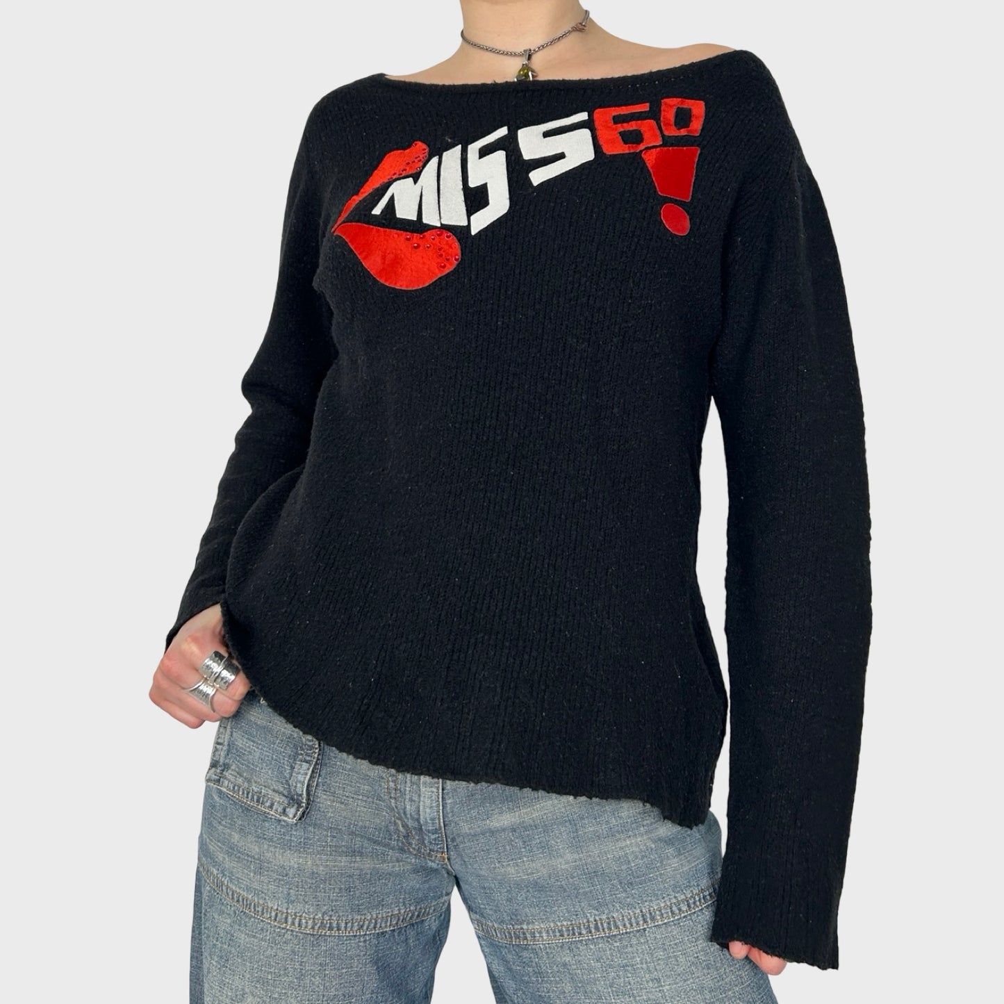 Miss Sixty Vintage Logo Jumper - S