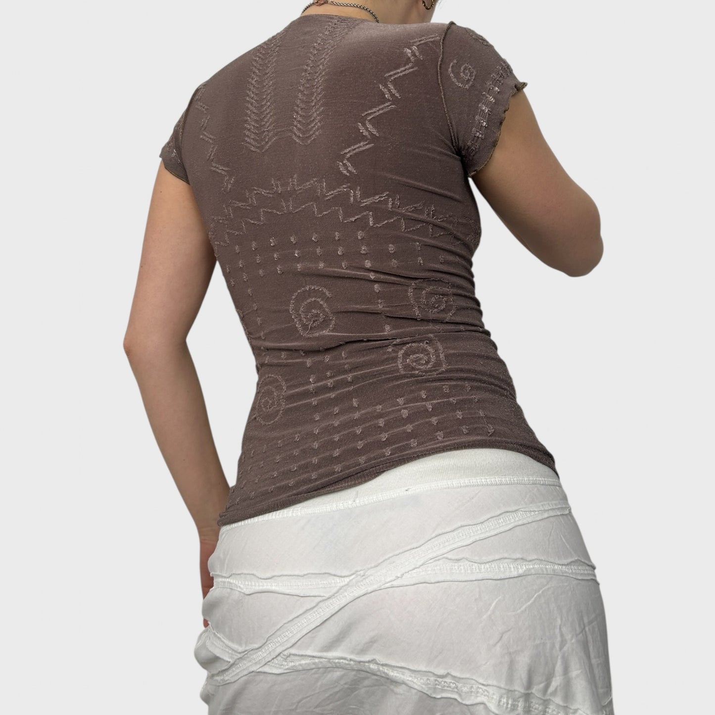 Marithé + François Girbaud Mesh Top - S/M