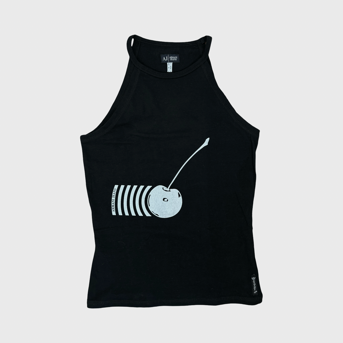Armani Graphic Apple Print Tank Top - XS/S