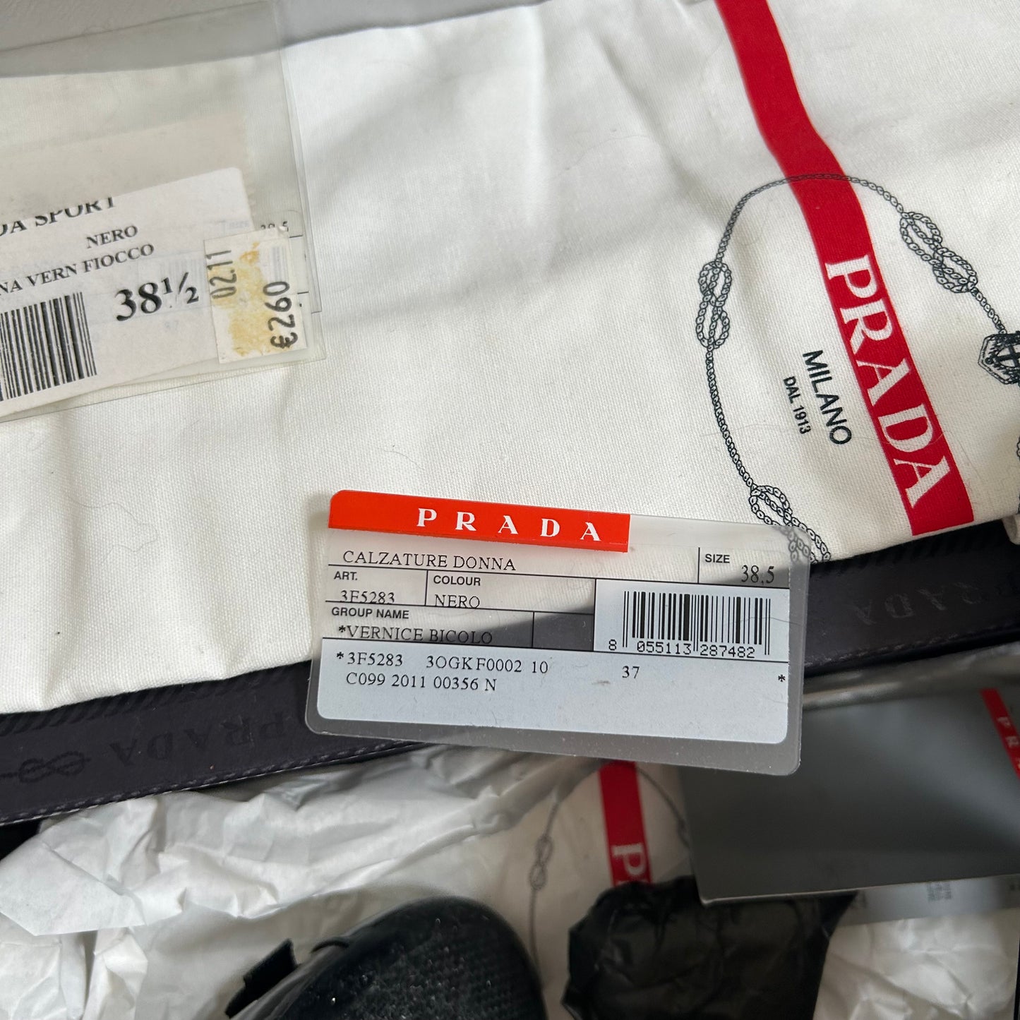 Vintage Prada Sport Ballet Flats