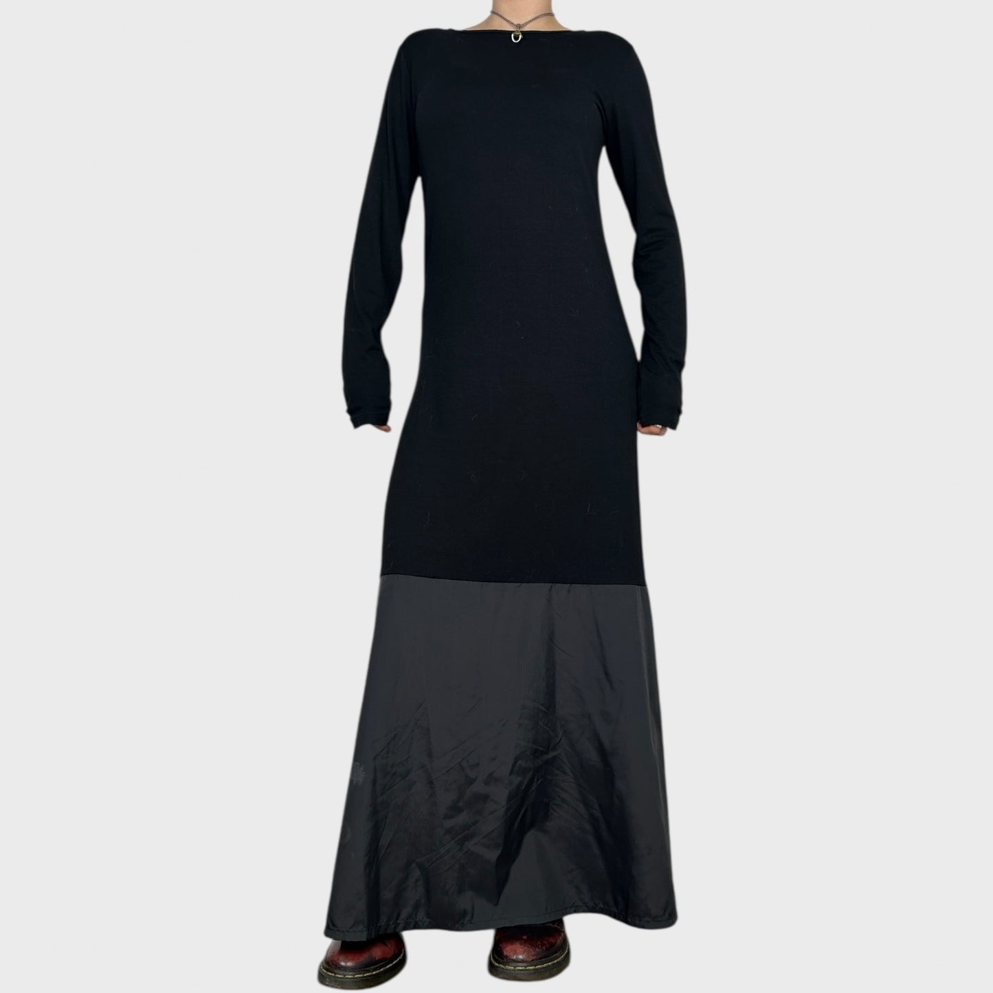 Cop Copine Bi-Material Maxi Dress - M/L