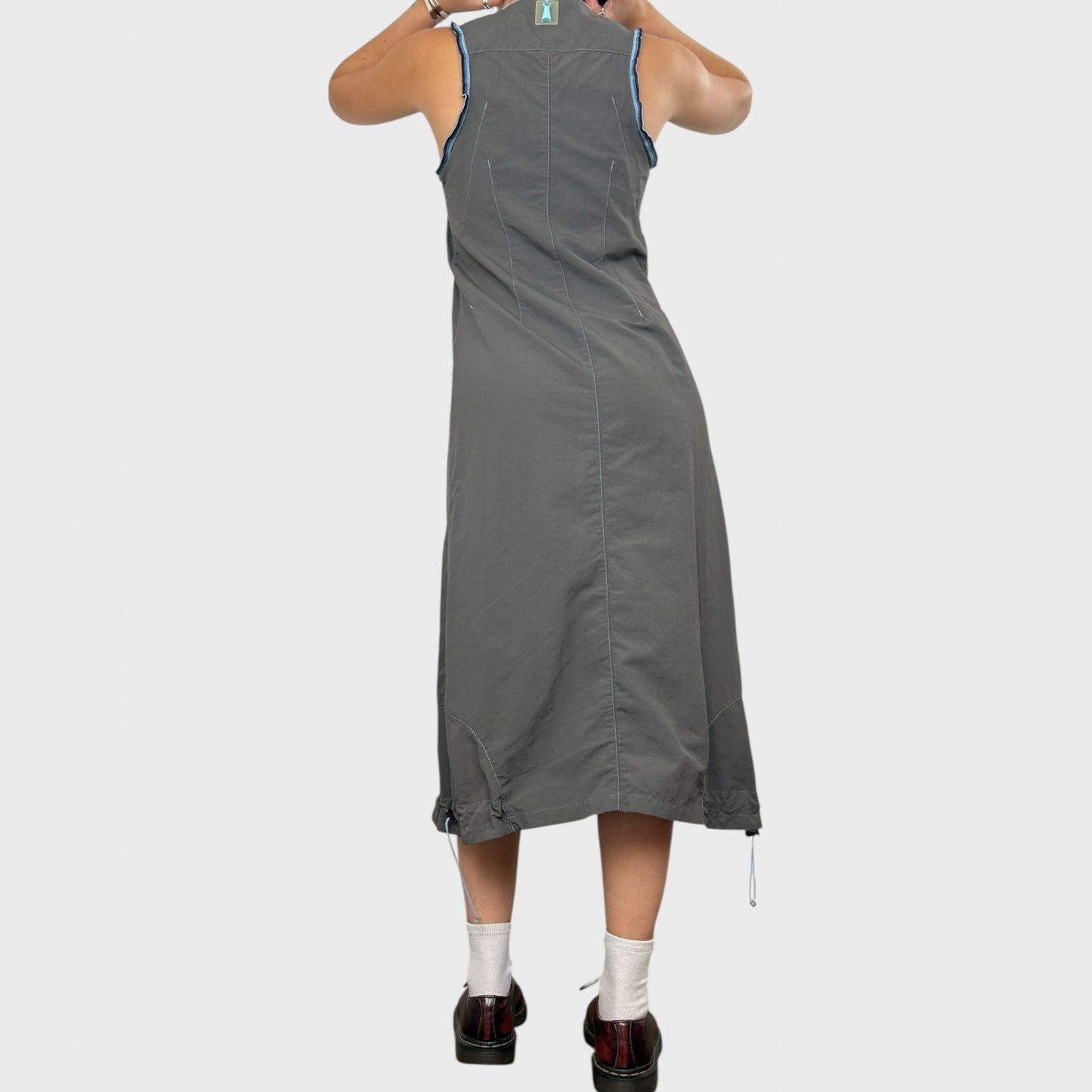 Cop Copine Grey Toggle Maxi Dress - S