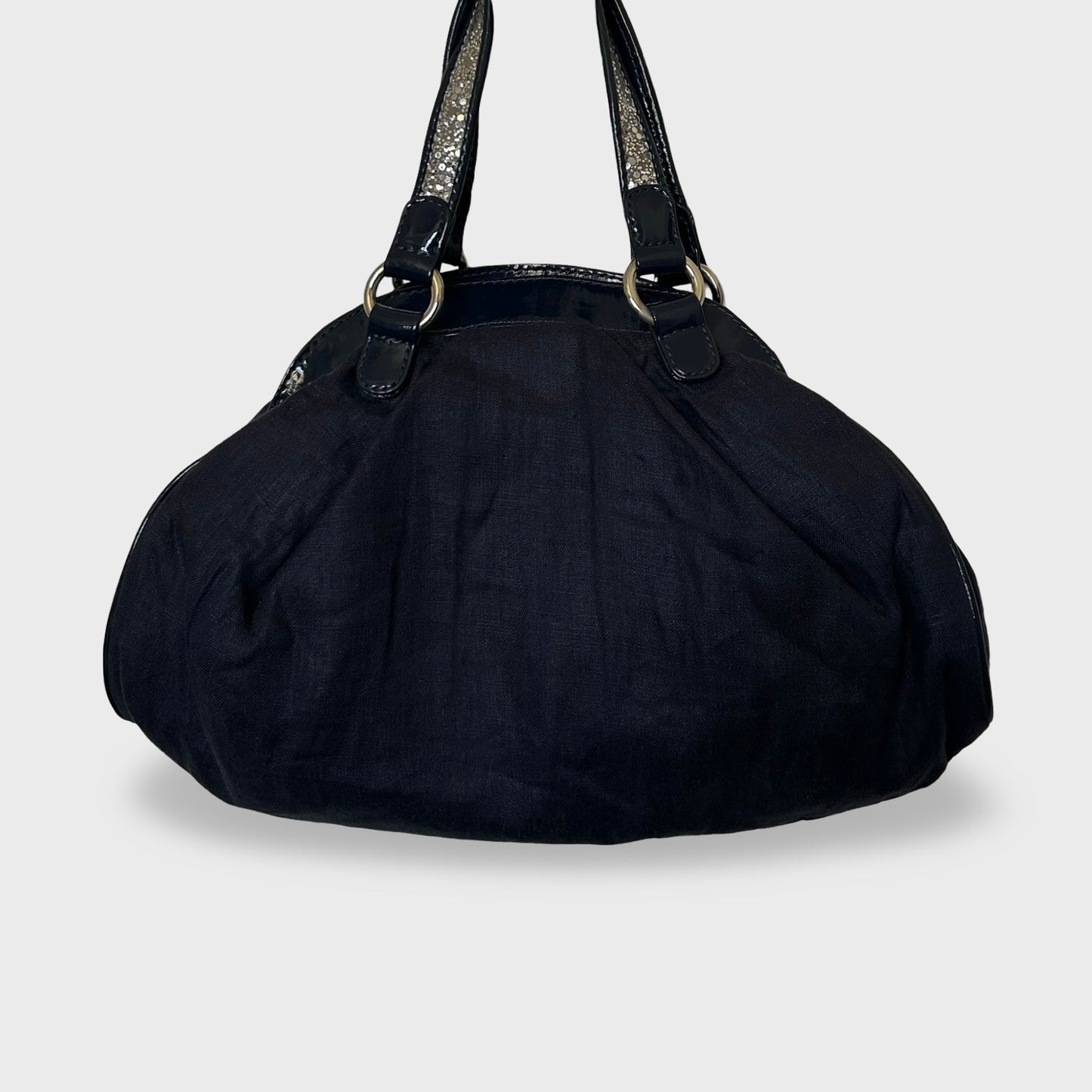 Blumarine 2000s Navy Mini Handbag