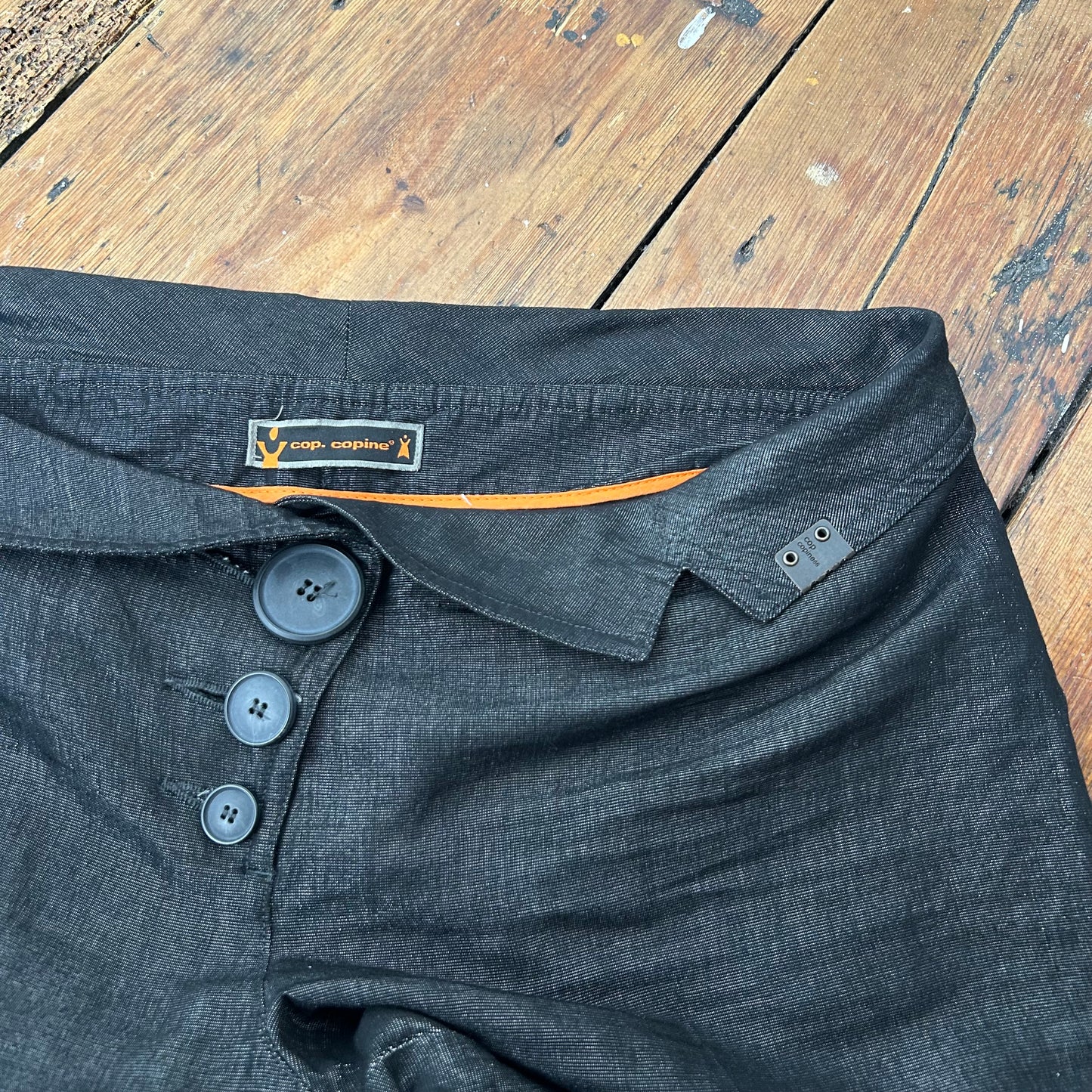 Cop Copine Iridescent Wide Leg Trousers - L