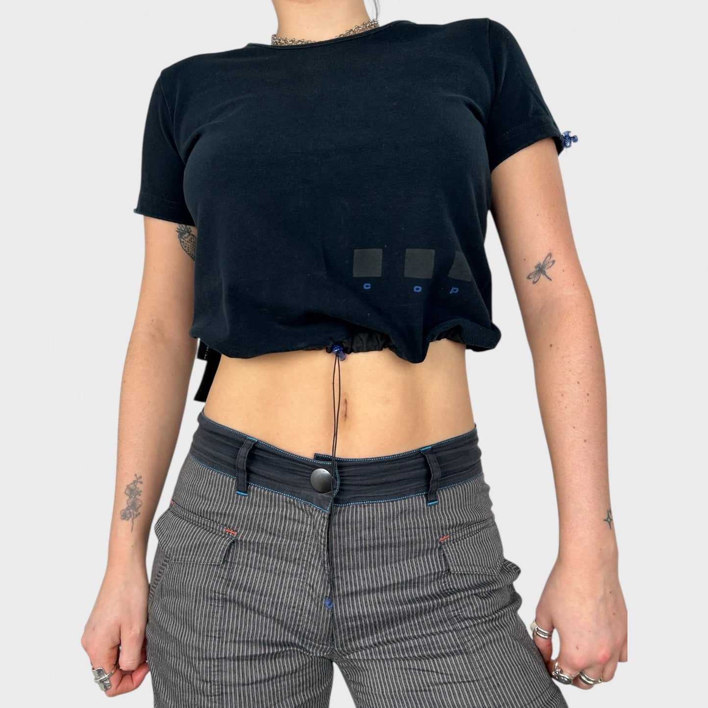 Cop Copine Toggle Front Baby Tee – S/M