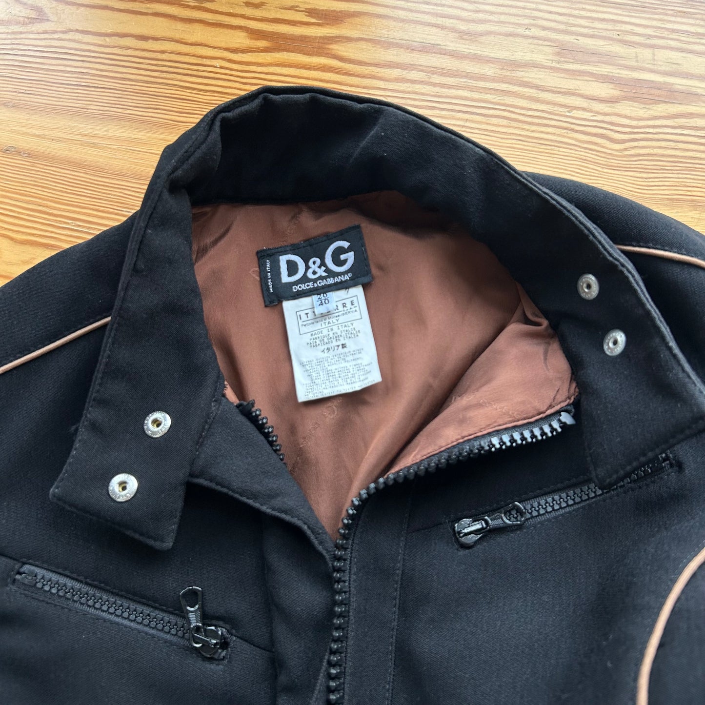 Dolce & Gabbana Black Fitted Jacket - S