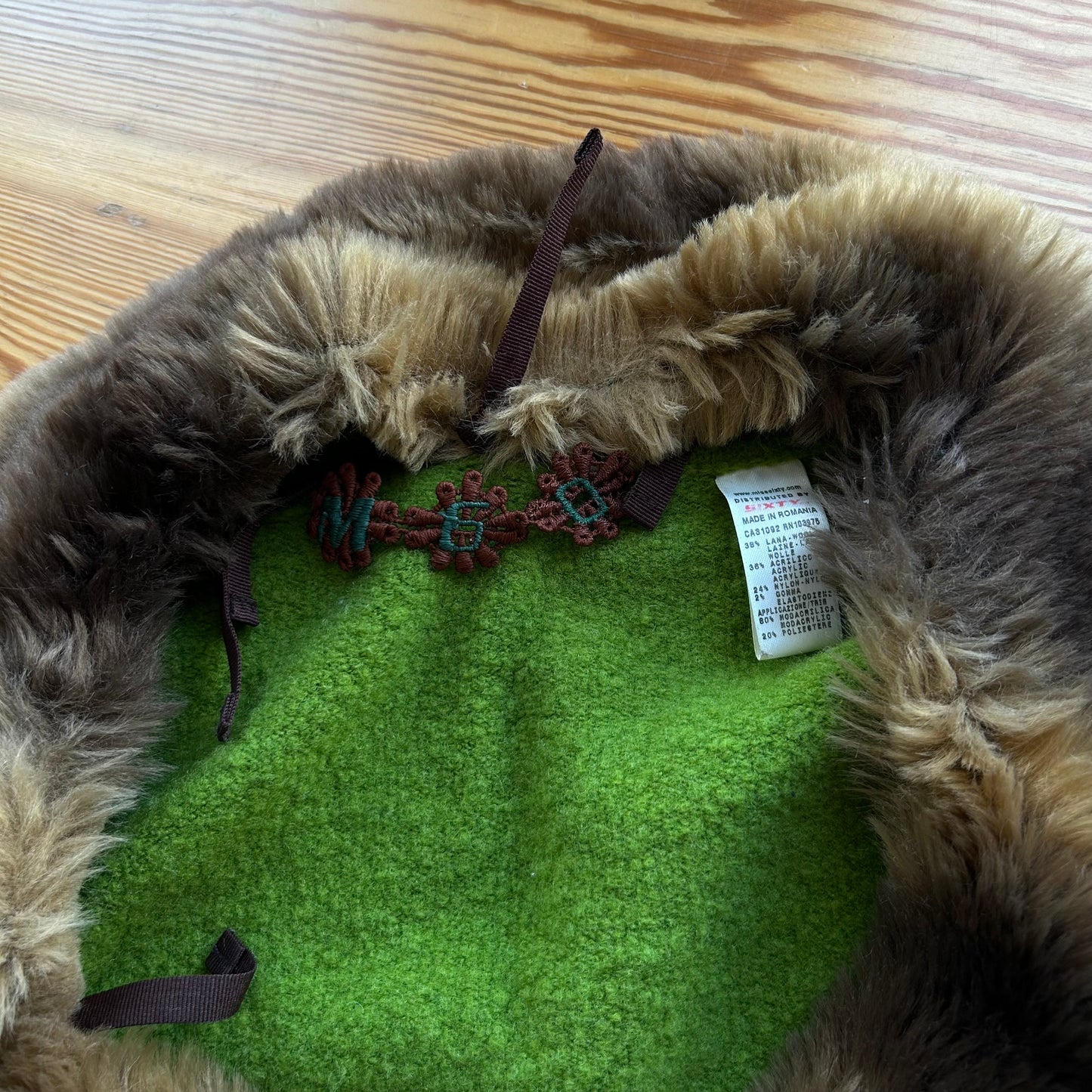 Miss Sixty Green Button Cardigan - M