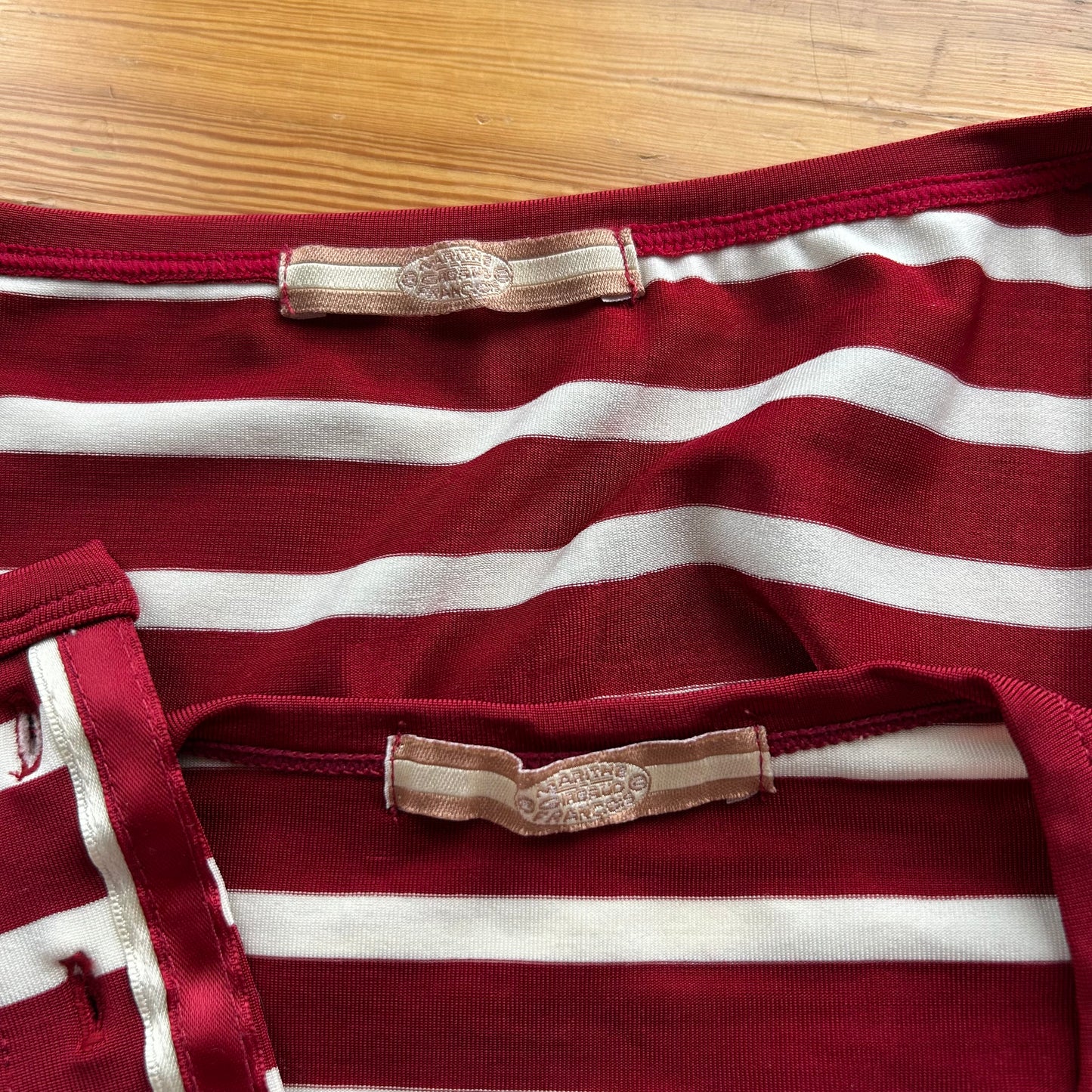 Marithé + François Girbaud Red Stripe Two Piece Set - XS