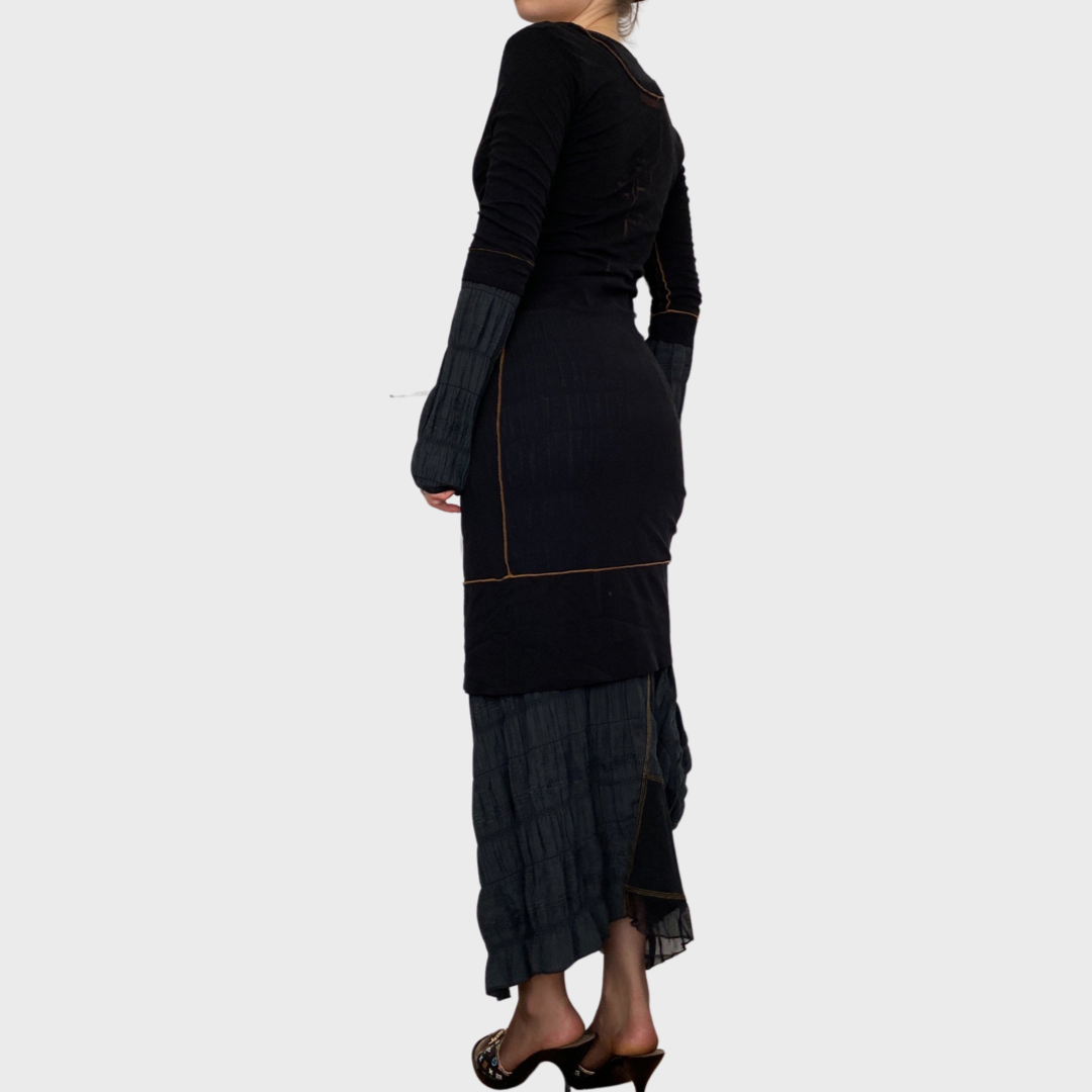 Cop Copine double layered maxi dress