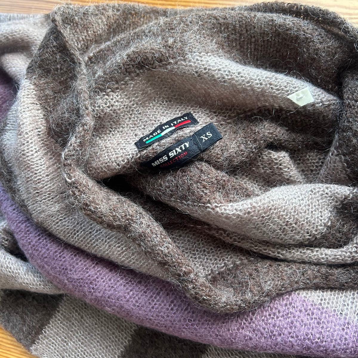 Miss Sixty Striped Slouchy Jumper - XS