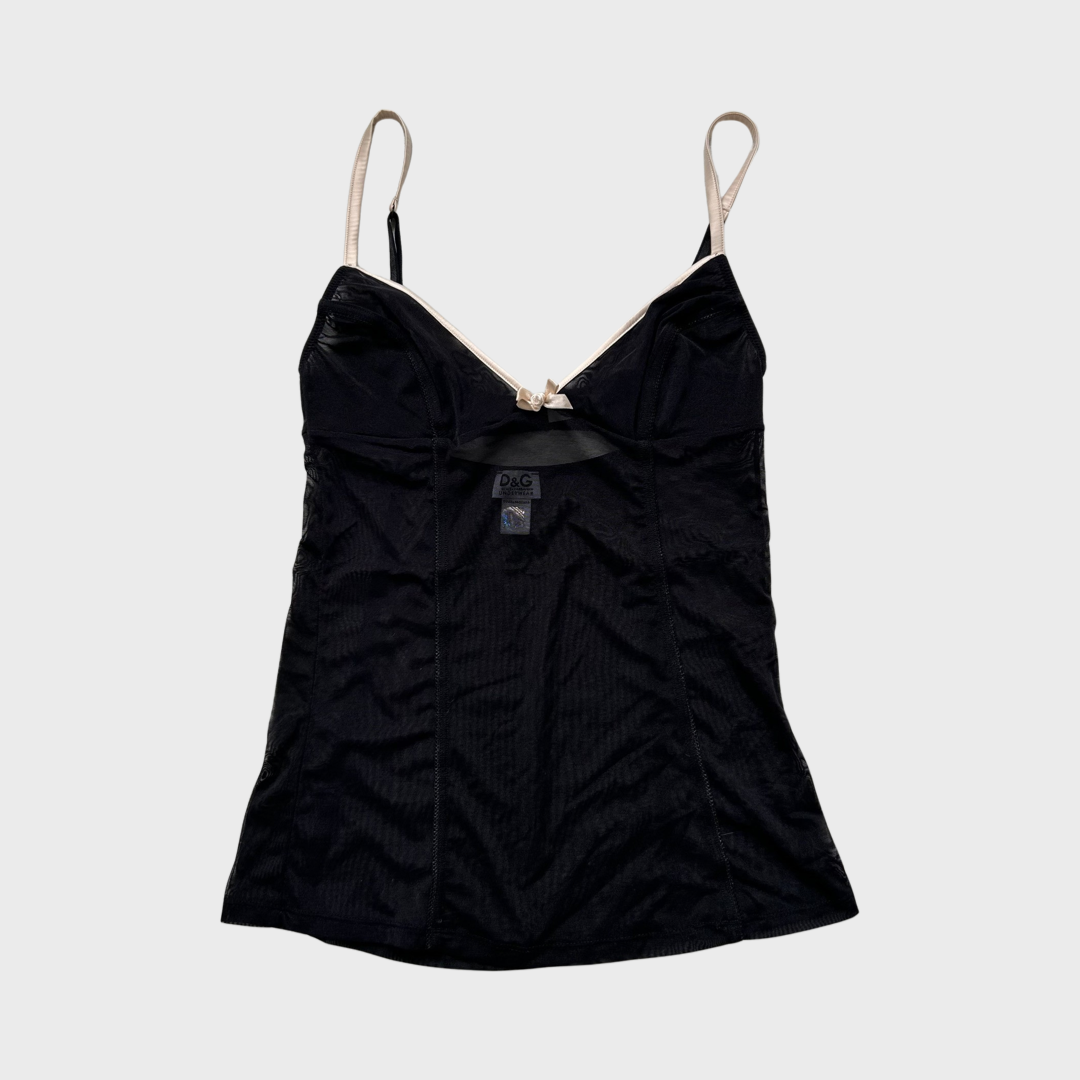 Dolce & Gabbana mesh cami