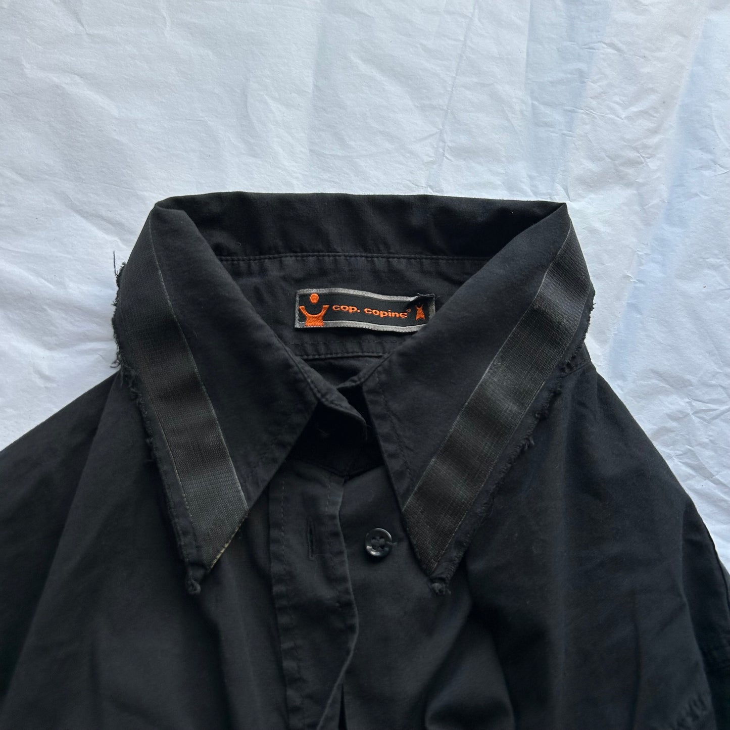 Cop Copine Black Button Up Shirt - S