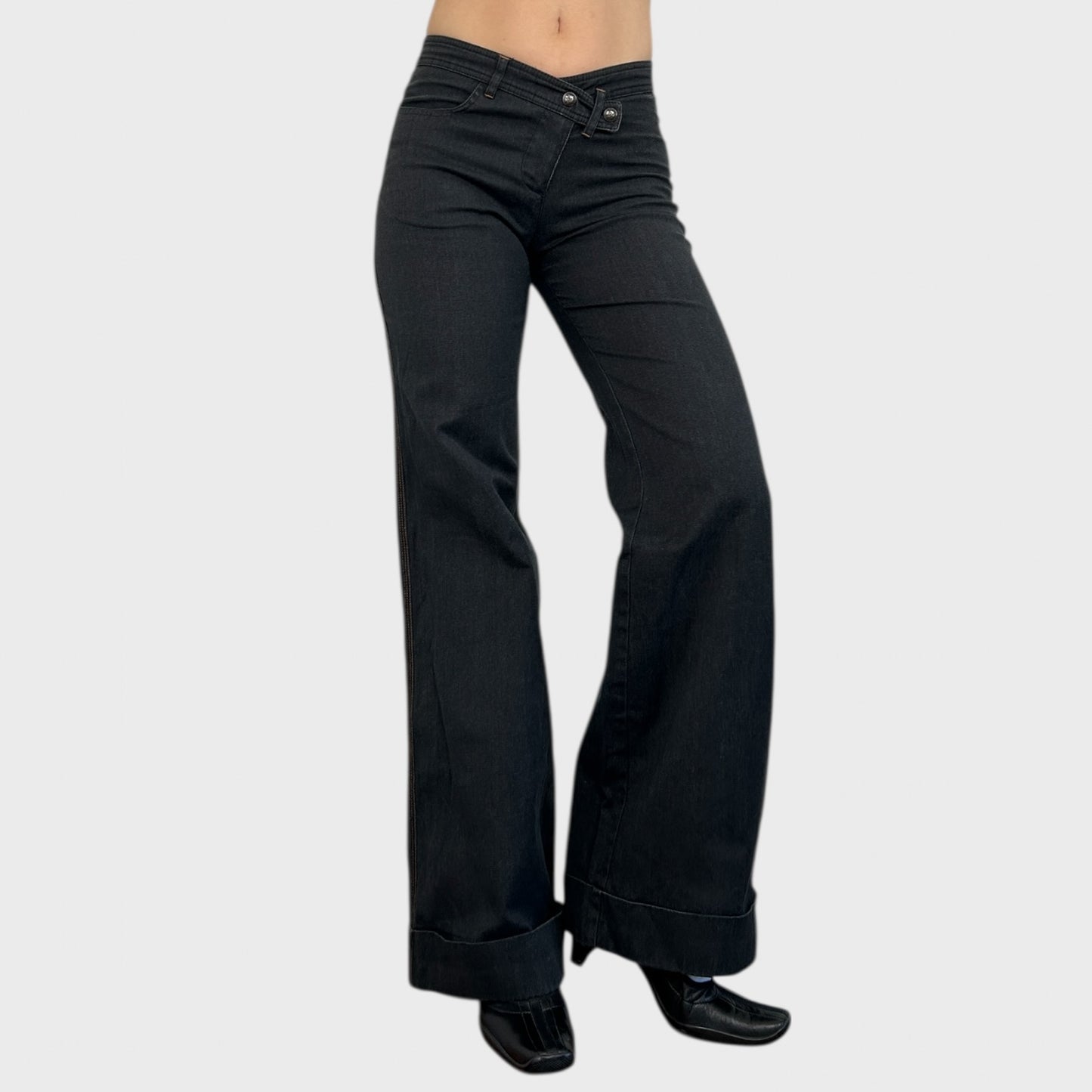 Cop Copine Charcoal Grey Trousers - S