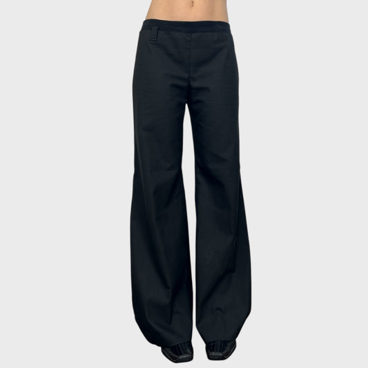 Cop Copine Black Wide Leg Trousers - M/L