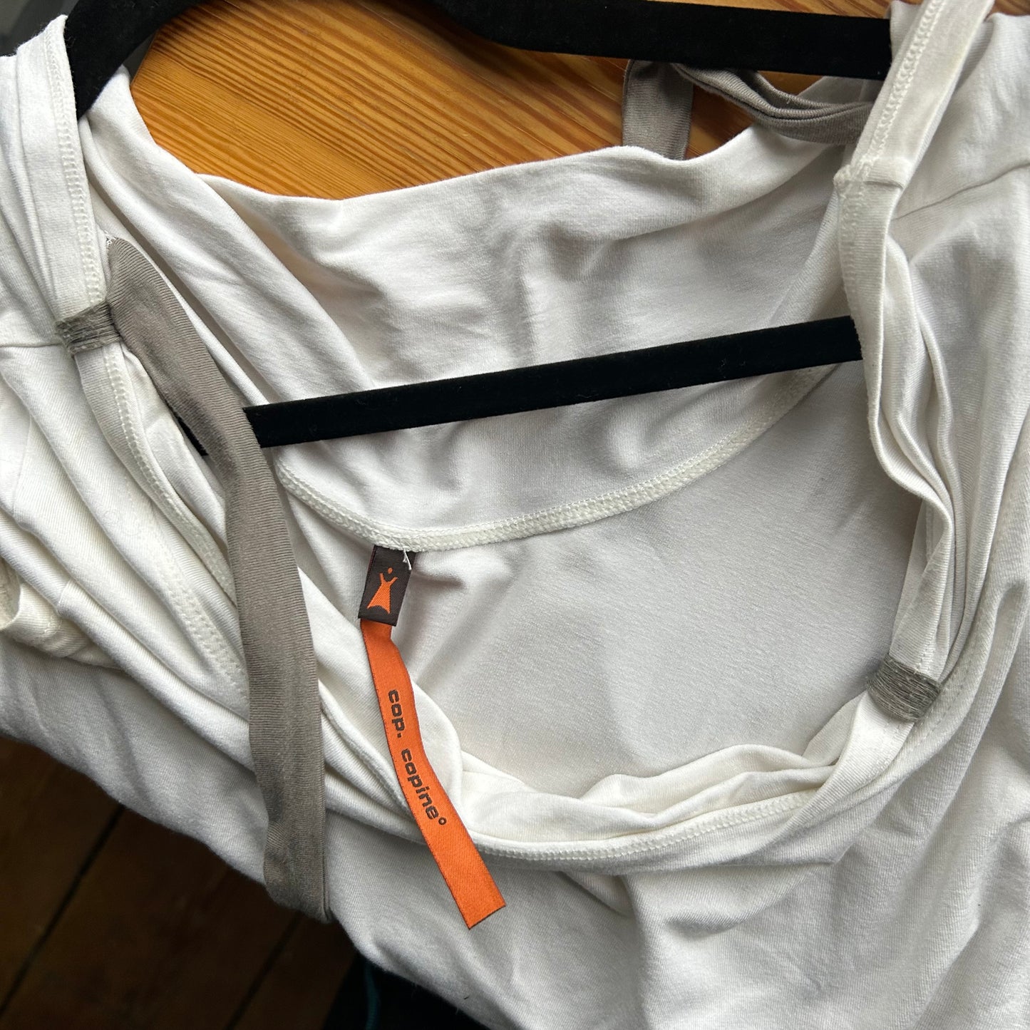 Cop Copine White Versatile Tie Top - S