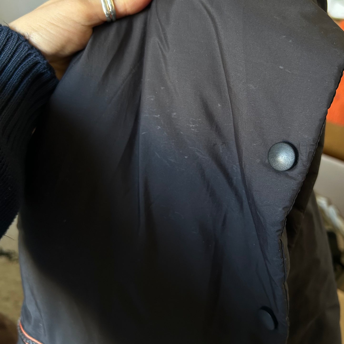 Cop Copine Puffer Jacket with Bag/Scarf Attachment - S/M