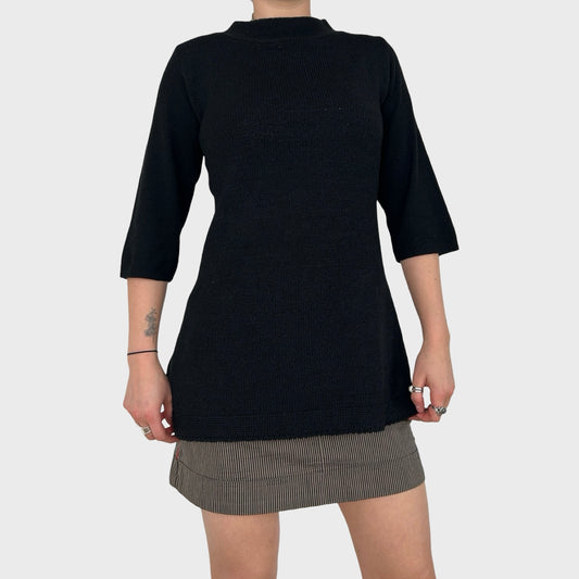 Cop Copine Corset Style Tie Jumper - M