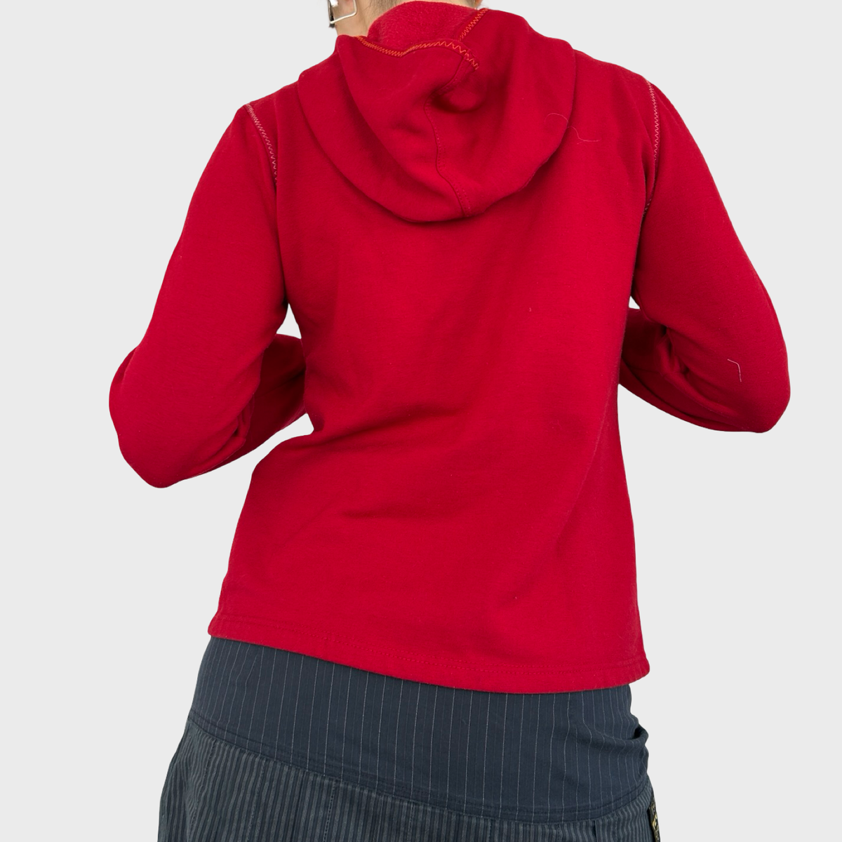 Cop Copine Red Hooded Jumper - S/M