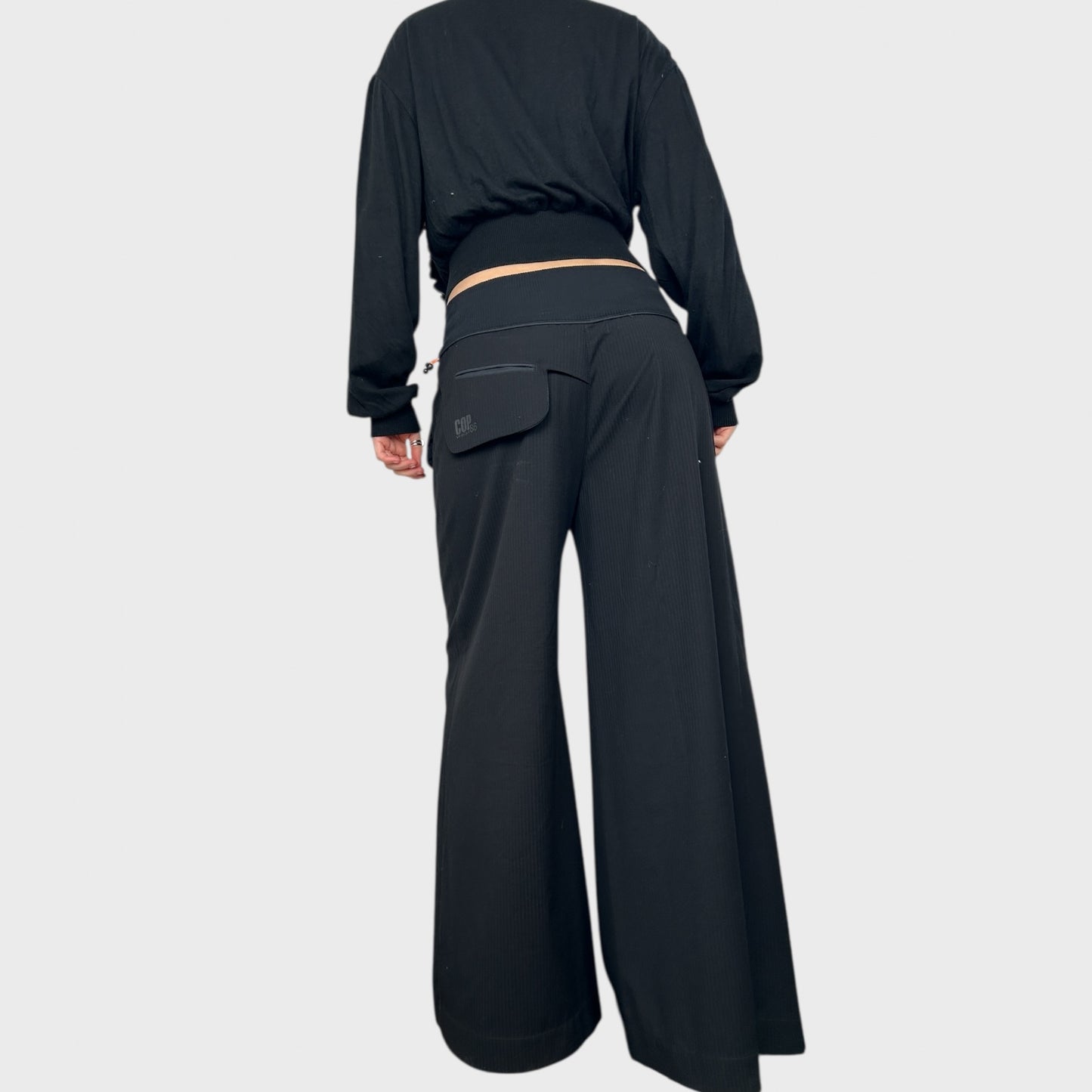 Cop Copine  Wrap Skirt Trousers - L