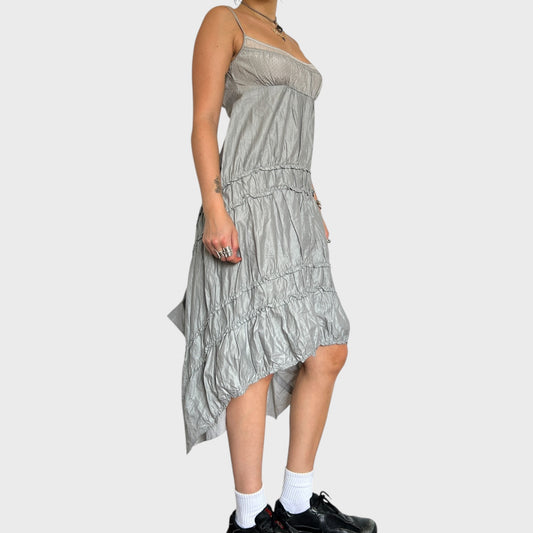 Cop Copine Ruched Midi Dress - Size S