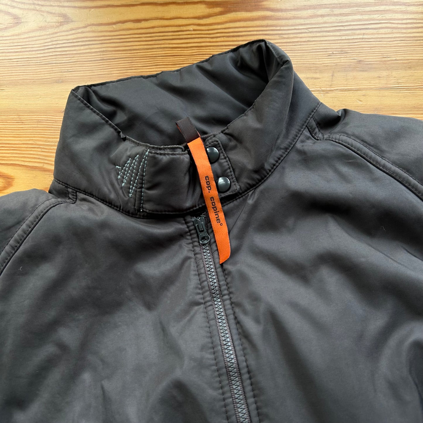 Cop Copine Chocolate Brown Puffer Bomber Jacket - M