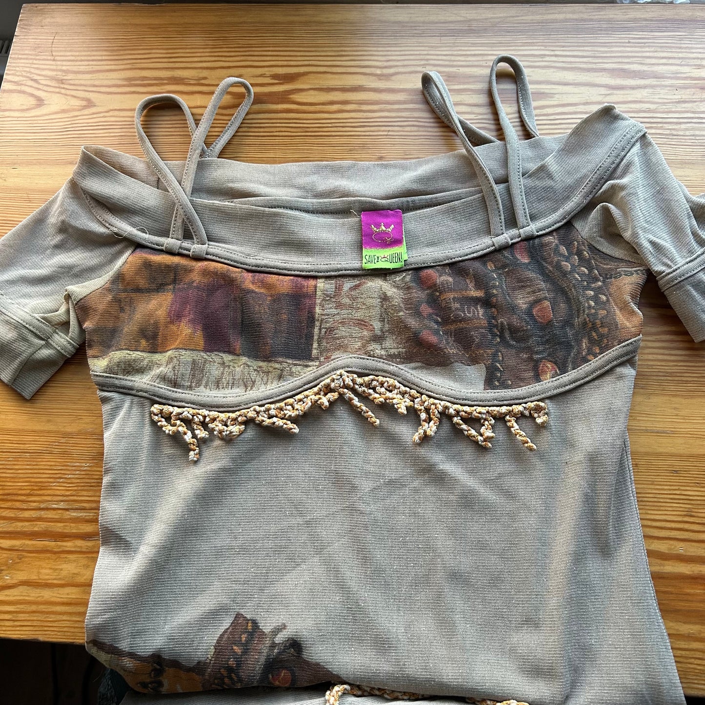 Save The Queen Layered Mesh Dress - M