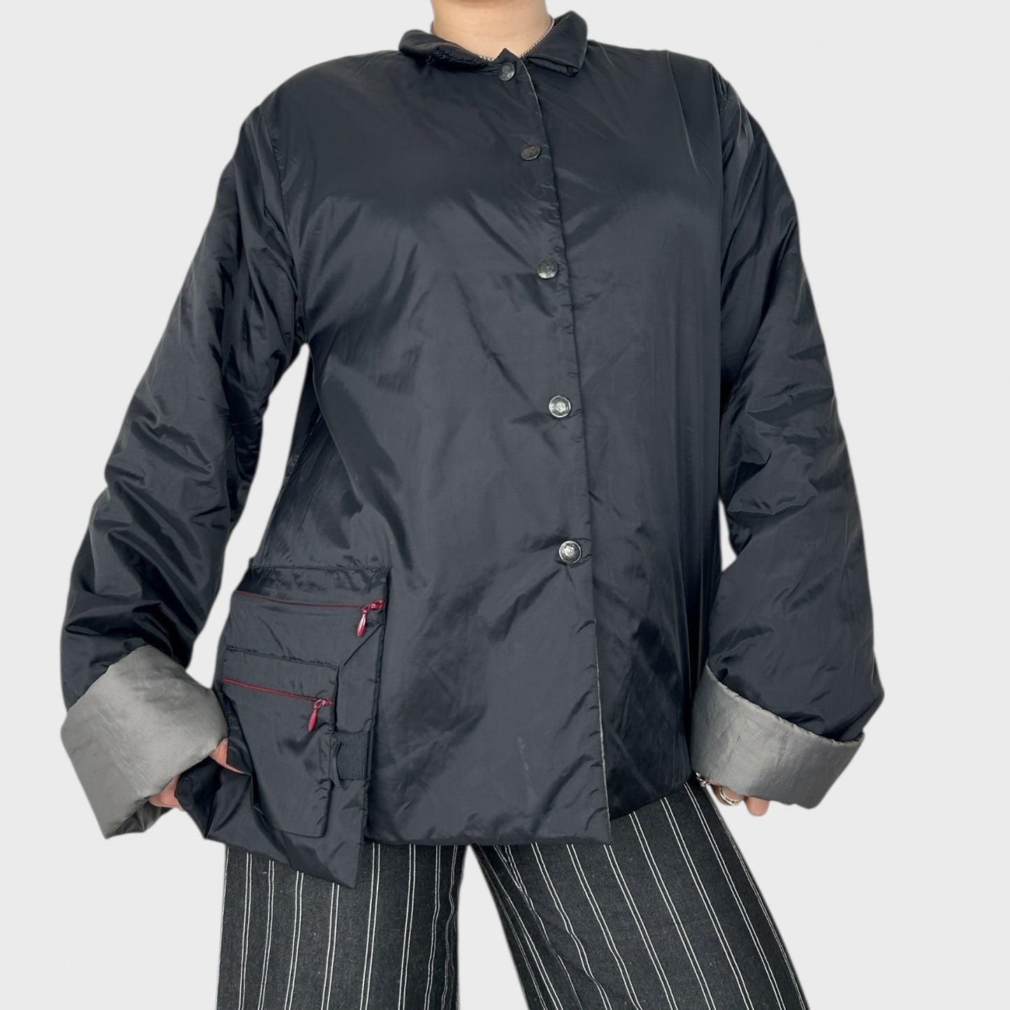 Cop Copine Puffer with Bag Pocket Detail - M