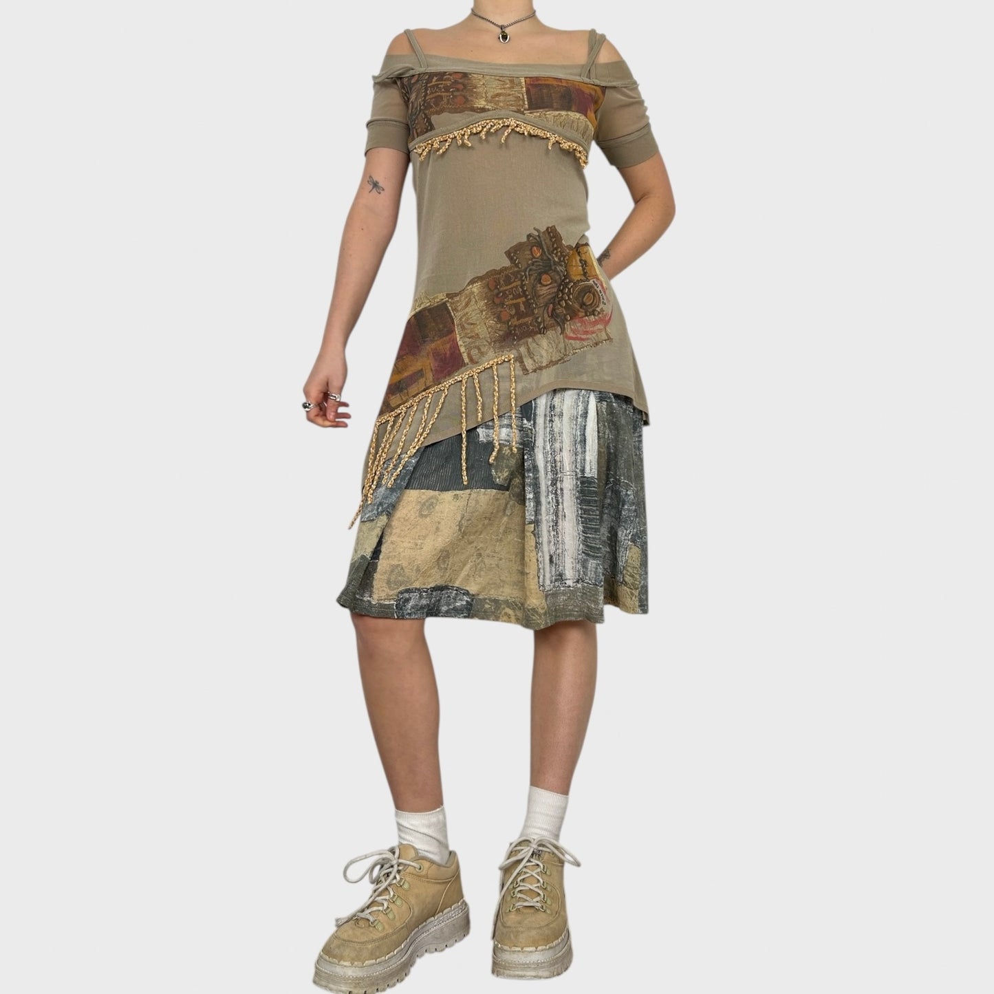 Save The Queen Layered Mesh Dress - M