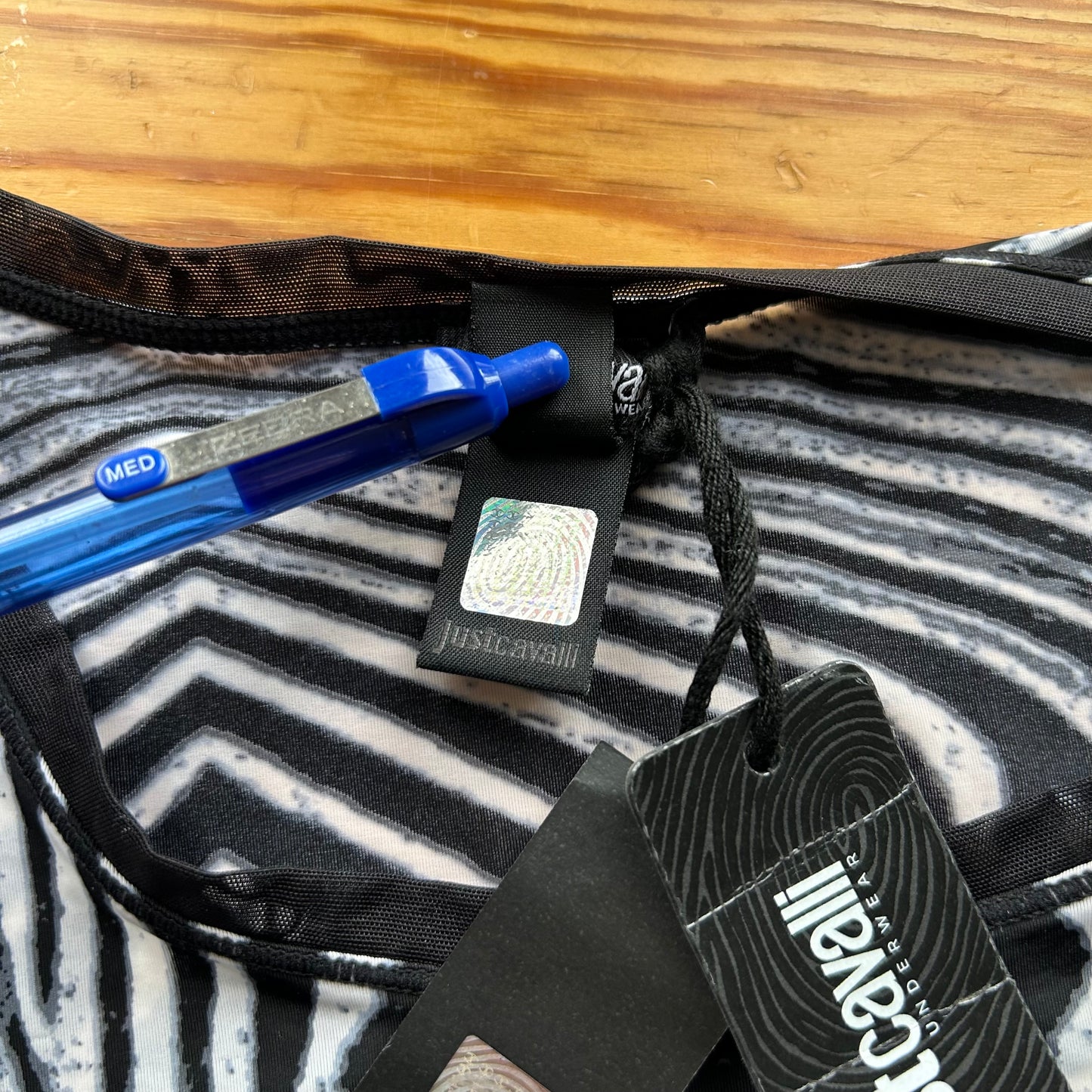 Roberto Cavalli BNWT Stretch Mesh Top - S