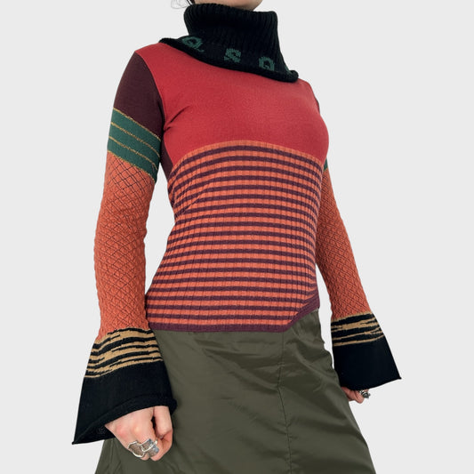 Save The Queen Graphic Knit Jumper - S