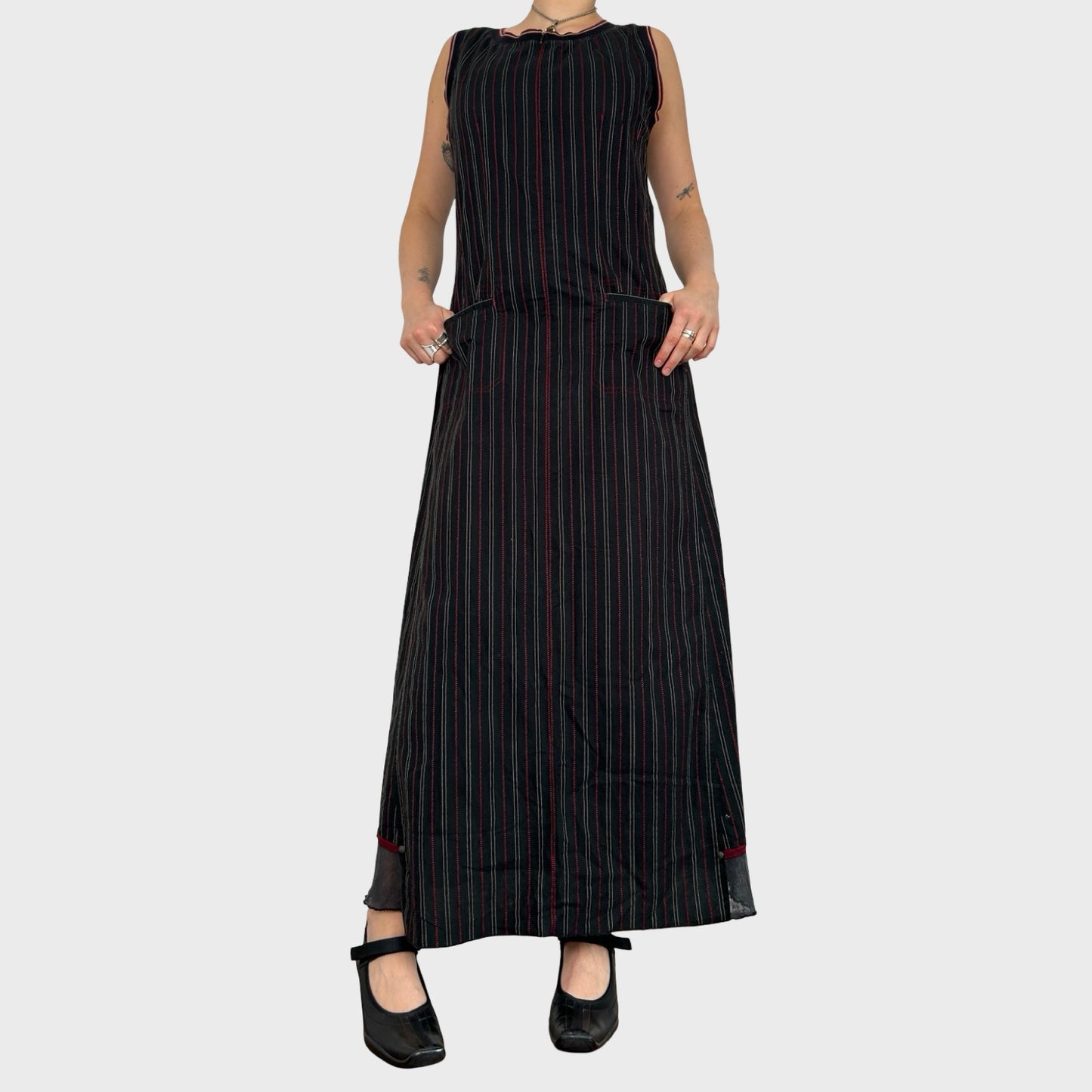 Cop Copine Striped Maxi Dress - M/L