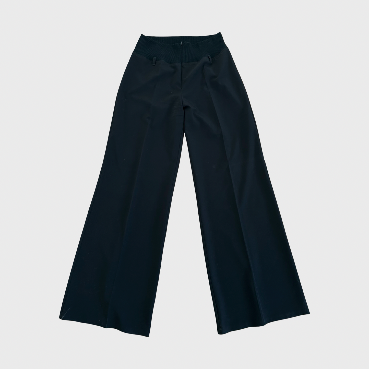 Cop Copine Black Wide Leg Trousers - M/L