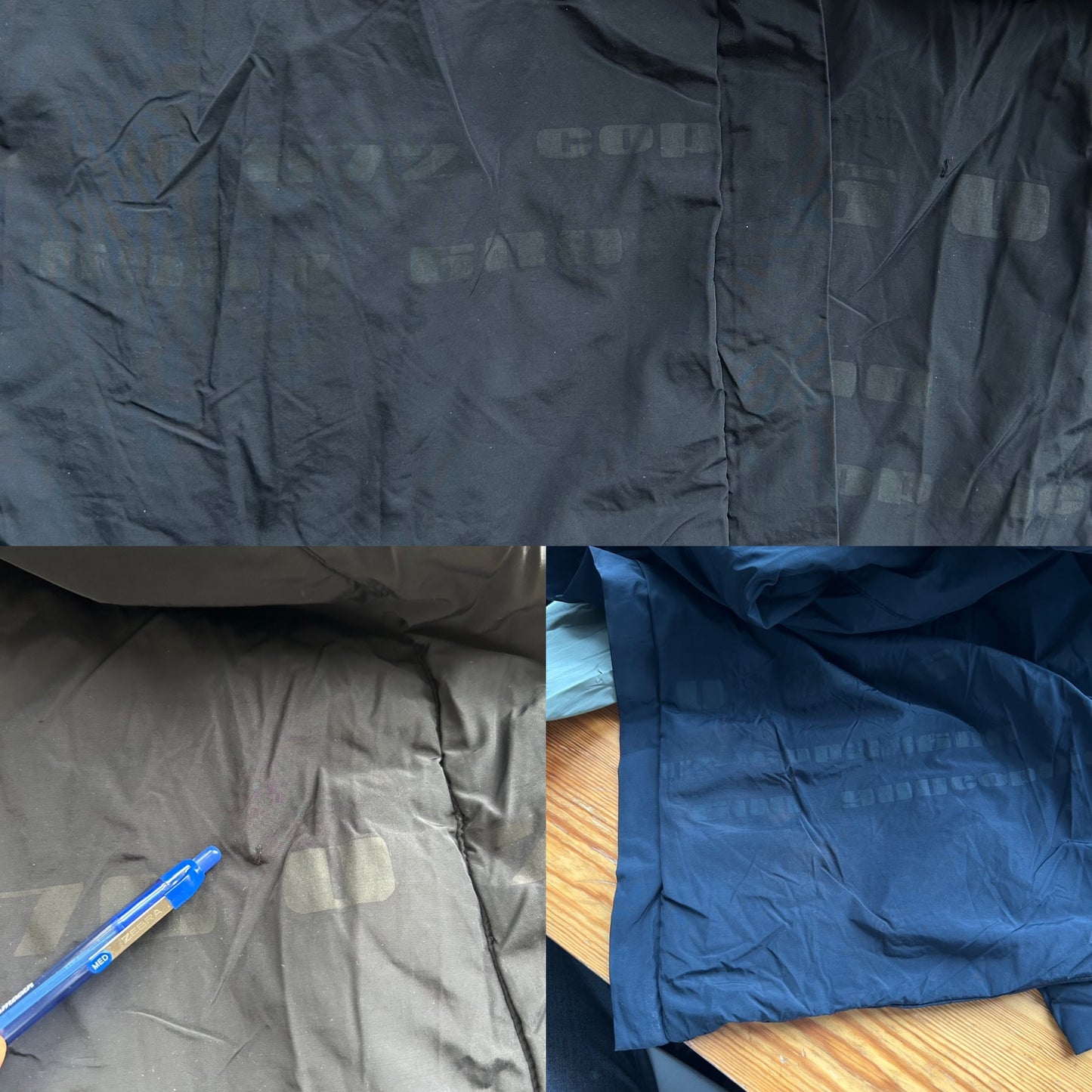 Cop Copine Floor-Length Graphic Puffer Jacket - L