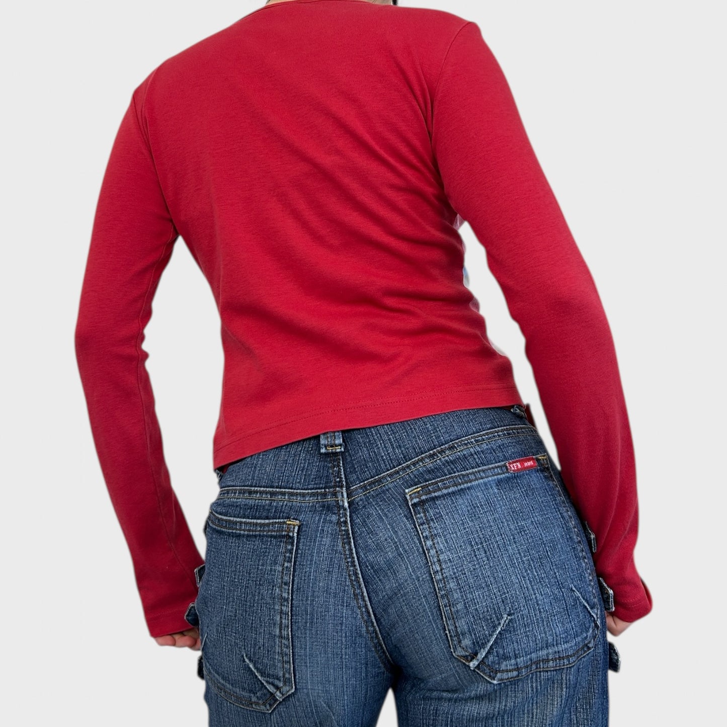 Vintage Long Sleeve Lips Top - S/M