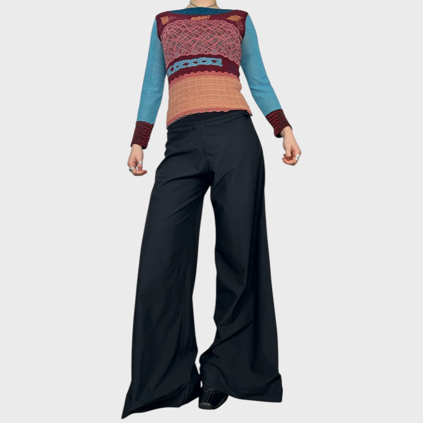 Cop Copine Wide Leg Trousers - M/L